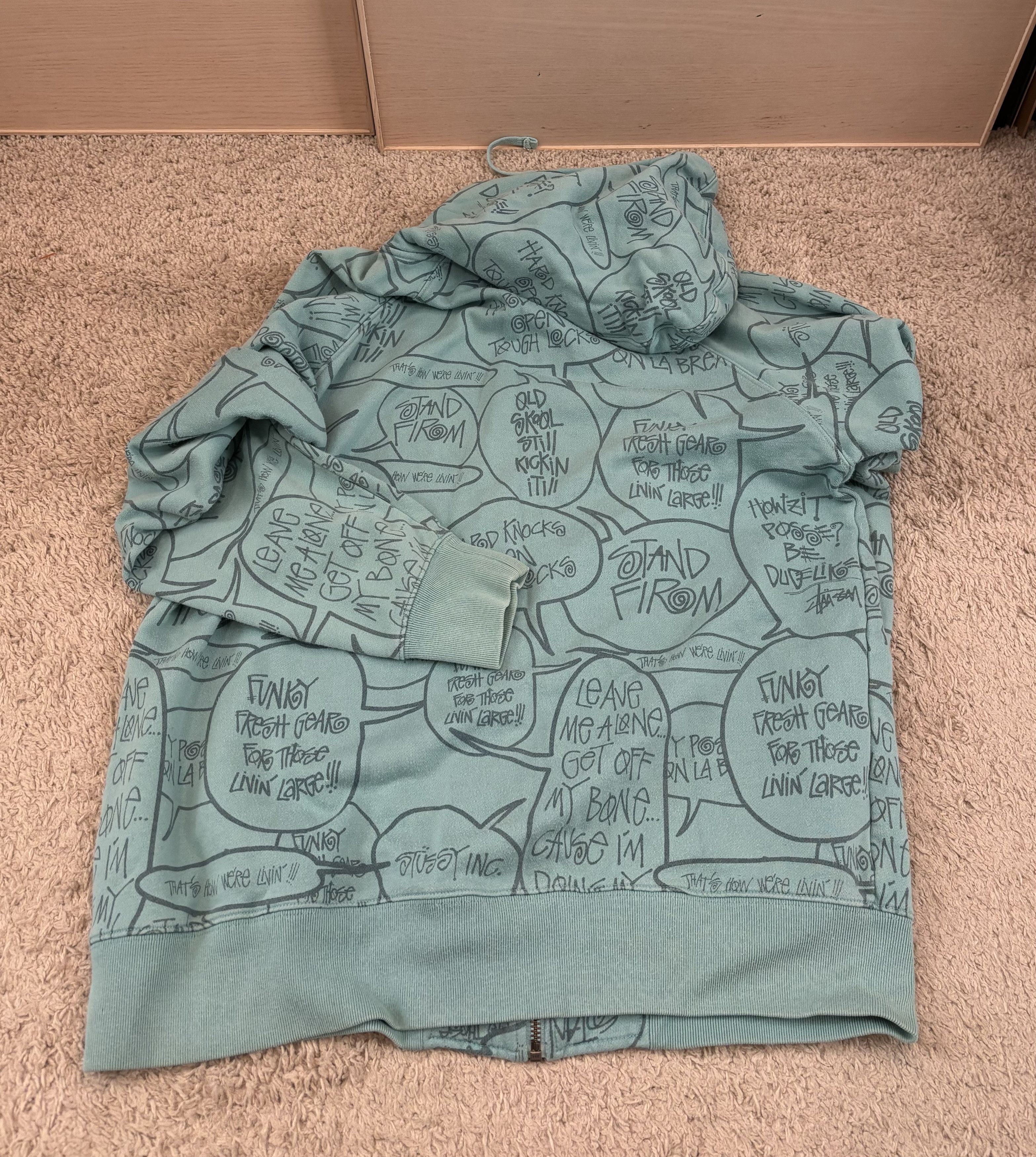 Stussy Stussy Comic Zip hoodie Size US L / EU 52-54 / 3 - 2 Thumbnail