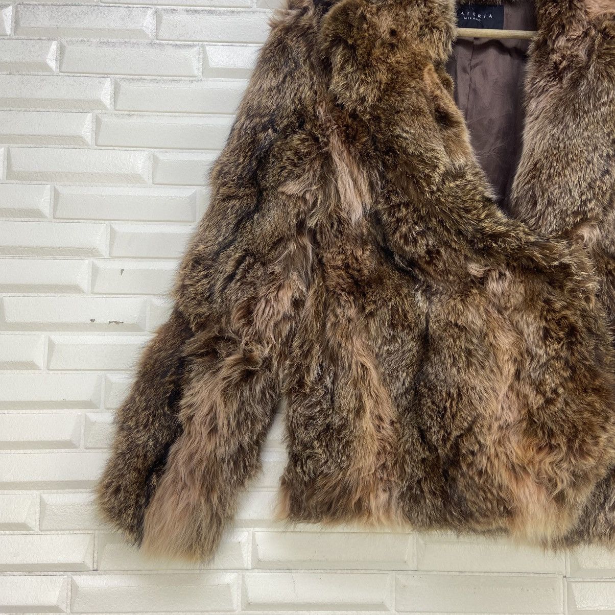 Japanese Brand Italian Materia Milano Mink Fur Coat Size XS / US 0-2 / IT 36-38 - 4 Thumbnail