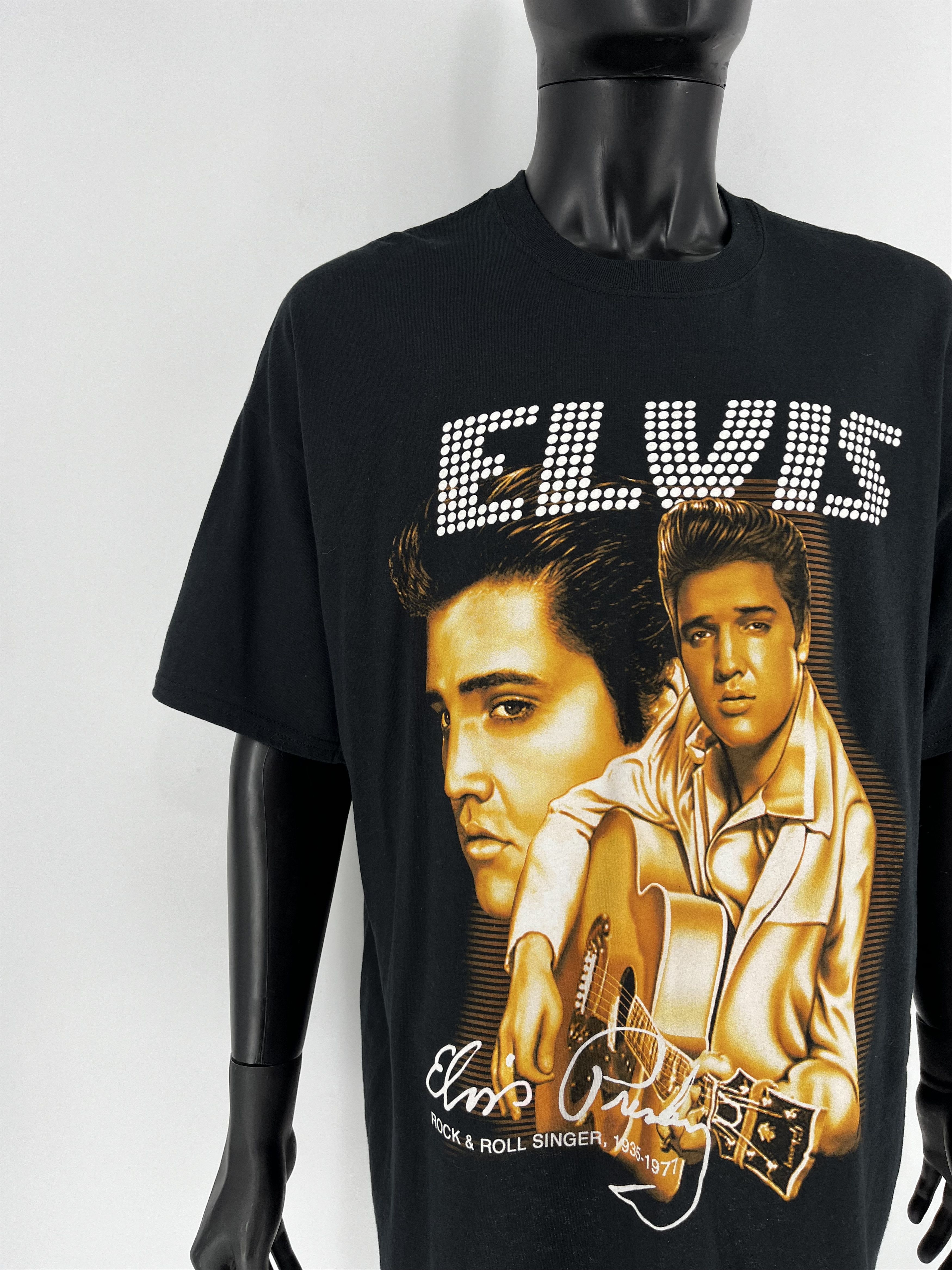 Band Tees × Vintage Vintage 90S Elvis Presley Tee Streetwear Fashion TOUR BAND Size US XXL / EU 58 / 5 - 6 Thumbnail