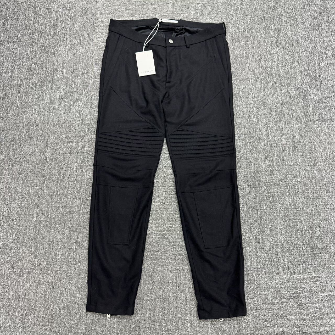 Givenchy Givenchy black moto pants size 52. Size US 40 / EU 56 - 1 Thumbnail