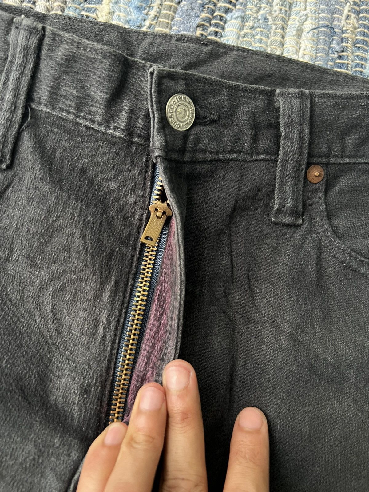 Skull Jeans by an Alchemist Super Flare Skulls Jeans Goth Post Apocalypse Denim Jeans Size US 30 / EU 46 - 8 Thumbnail