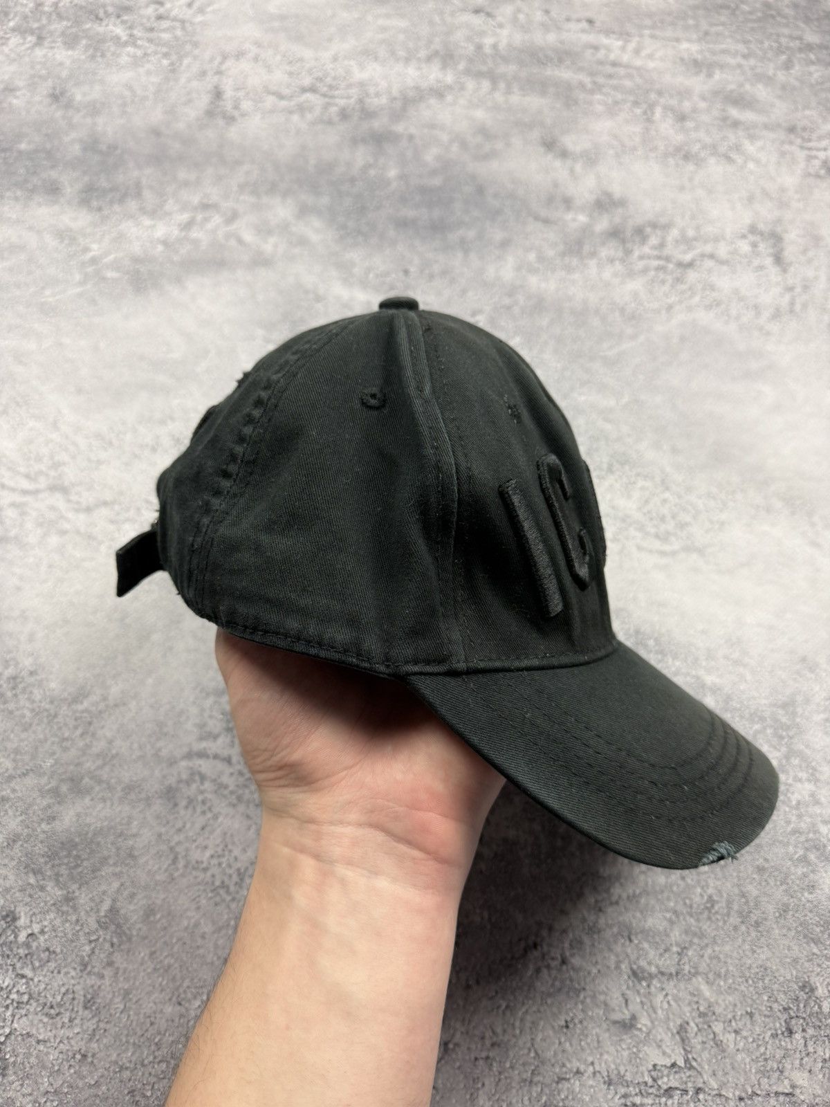 Dsquared2 Dsquared2 ICON Volume Embroidered Big Logo Cap Hat Y2K Hype Size ONE SIZE - 4 Thumbnail