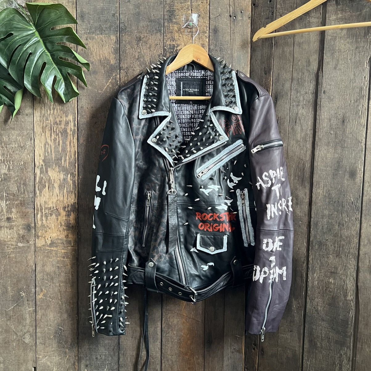 If Six Was Nine × Seditionaries Son Of Heroes Punk Leather Studded Jacket Size US L / EU 52-54 / 3 - 1 Thumbnail