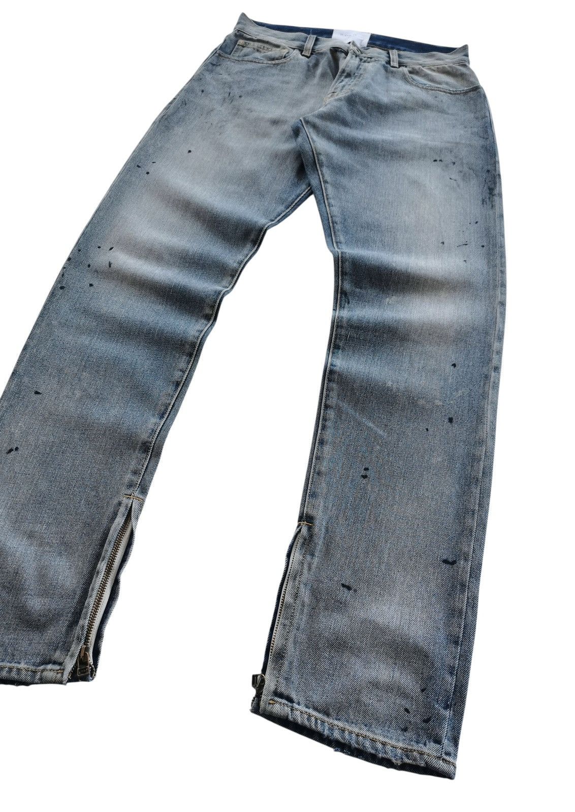Ih Nom Uh Nit Ih Nom Uh Nit Distressed Denim Jeans Style Saint Laurent Size US 31 - 3 Thumbnail