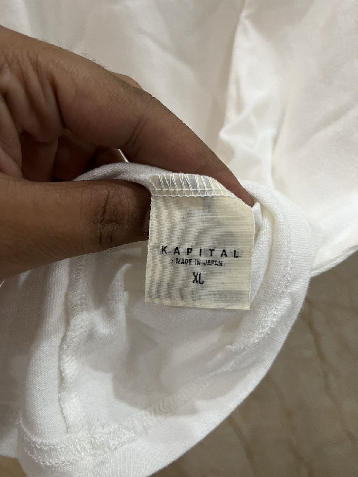 Kapital Kapital Rookie Crew Tee - White XLarge Size US XL / EU 56 / 4 - 7 Thumbnail