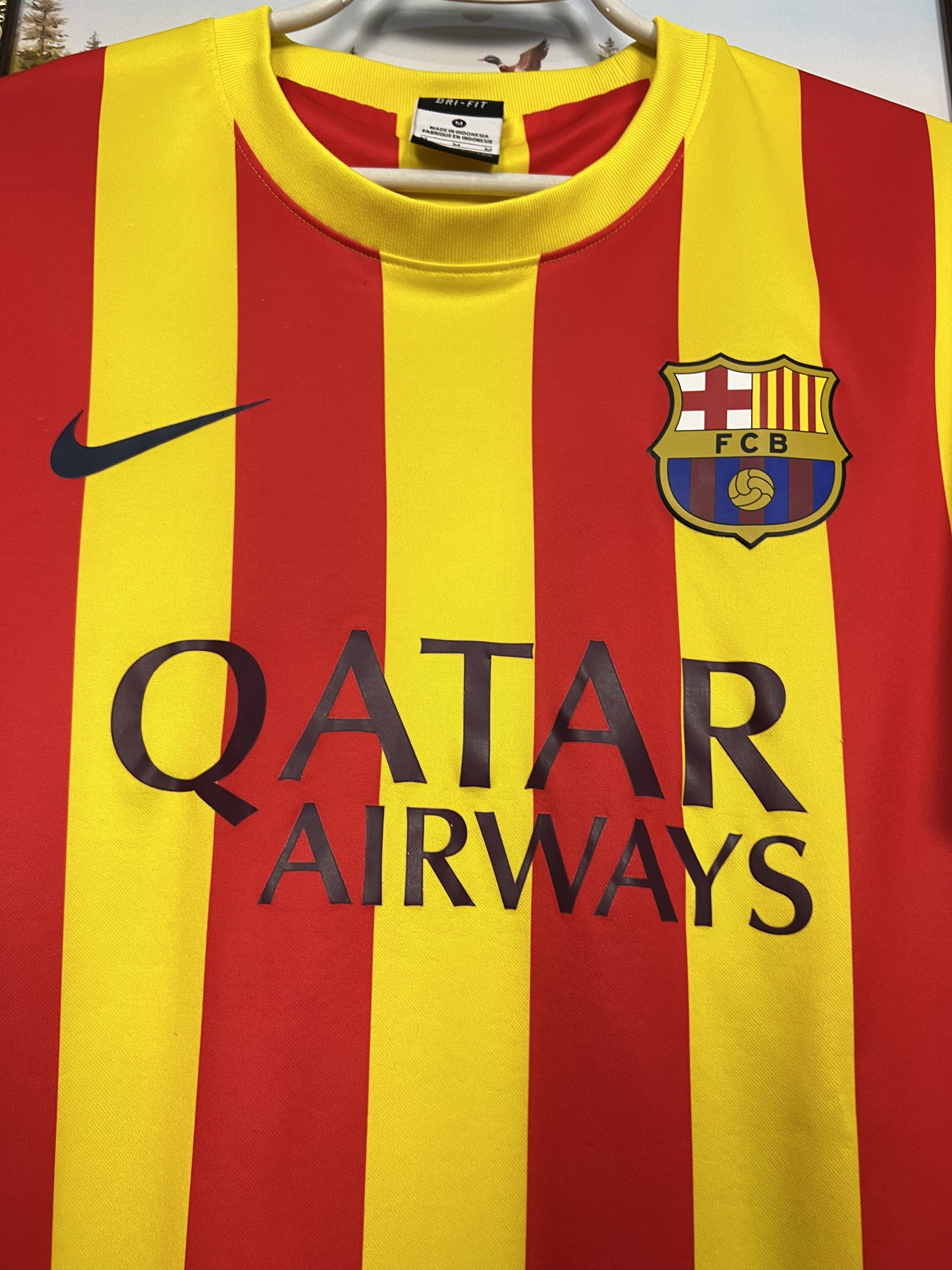 Nike Barcelona Away football shirt 2013 Soccer Jersey Trikot Hype Size US M / EU 48-50 / 2 - 3 Thumbnail