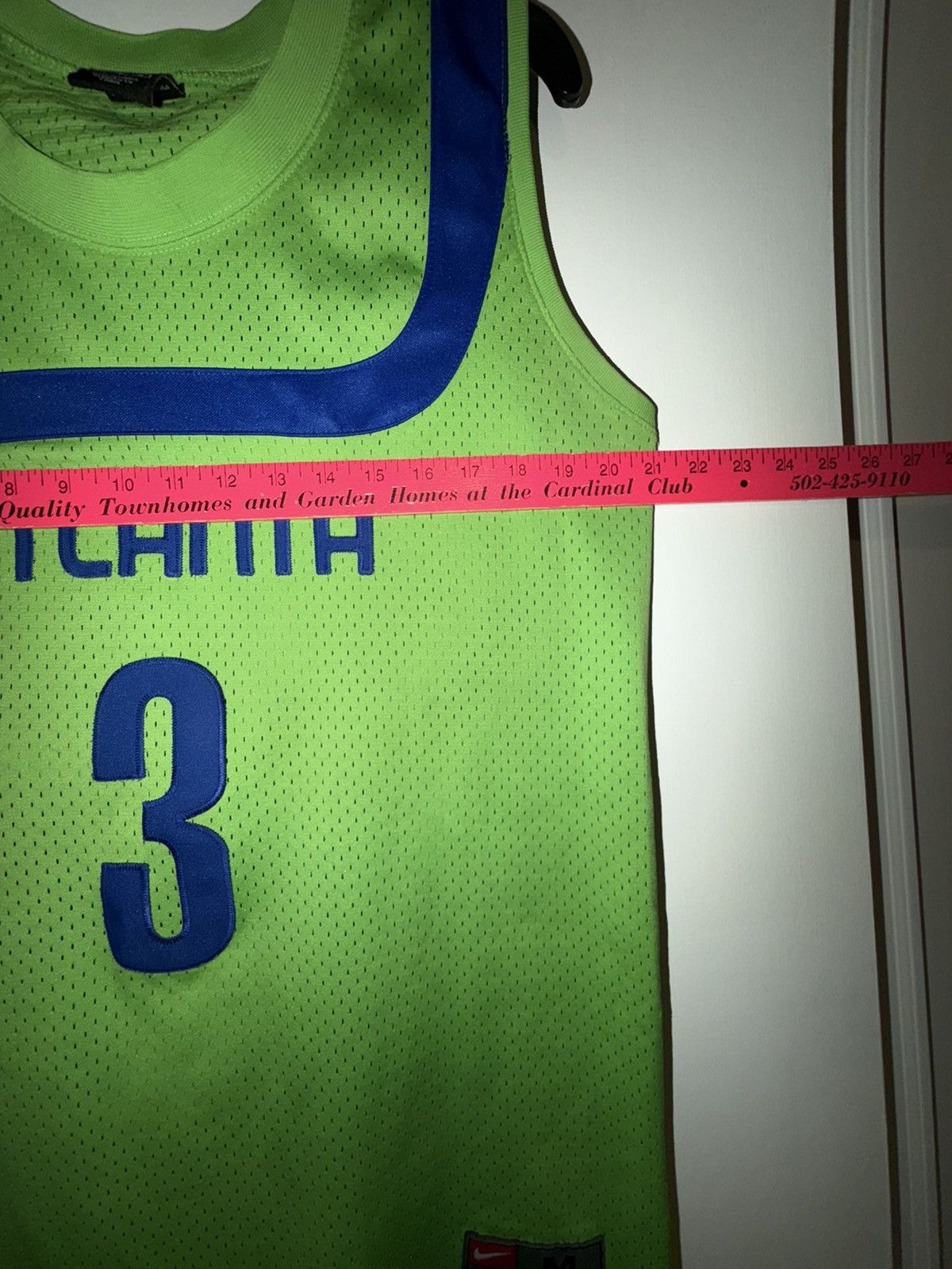 Nike Vintage Nike Atlanta Hawks Shareef Jersey Mens M Green NBA Size US M / EU 48-50 / 2 - 6 Thumbnail