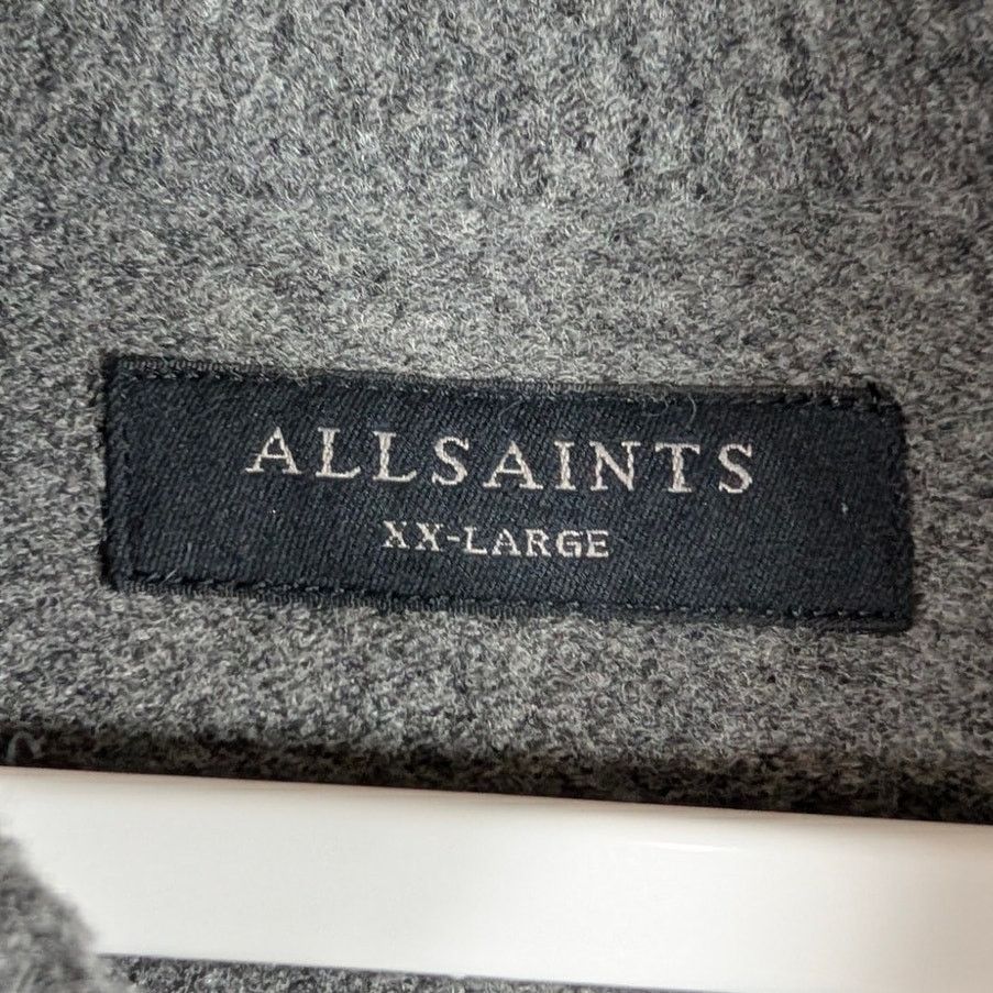 Allsaints AllSaints Statten Ramskull Knit Jumper Jacket Men Size XXL Size US XXL / EU 58 / 5 - 4 Thumbnail