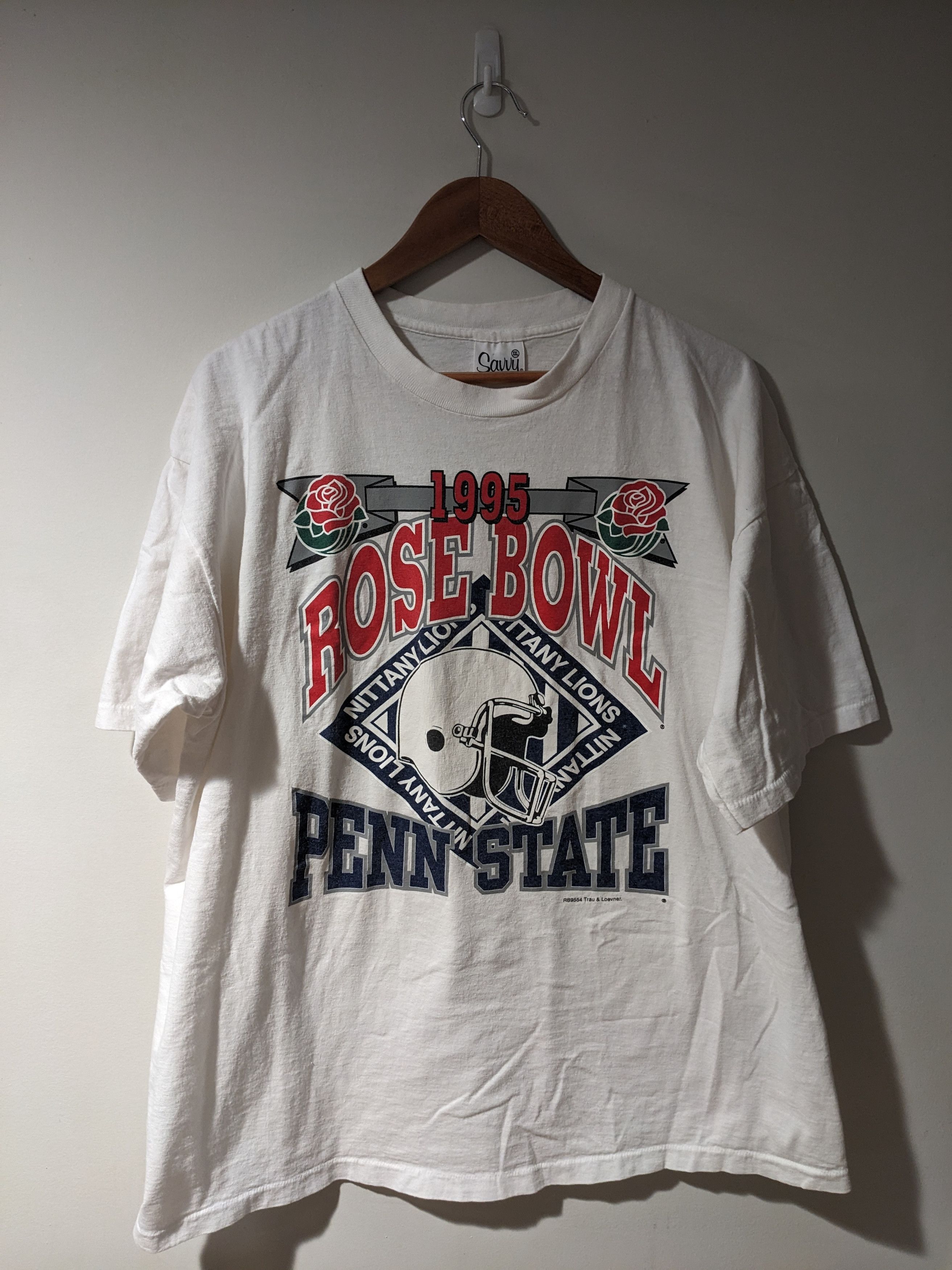 Vintage Vintage 1995 Penn State Rose Bowl College Football T-Shirt Size US XXL / EU 58 / 5 - 1 Thumbnail