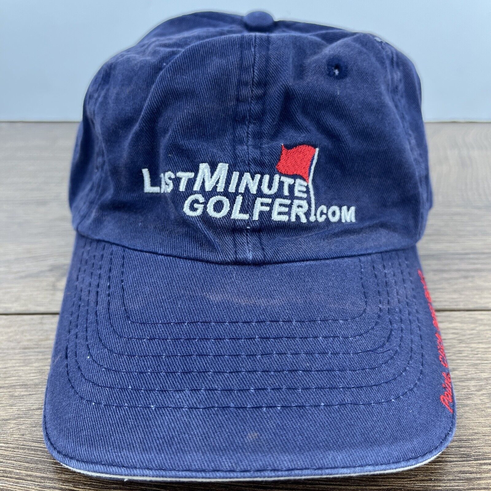 Other Last Minute Golfer Hat Blue Hat Adjustable Adult Size Hat Ca Size ONE SIZE - 2 Thumbnail