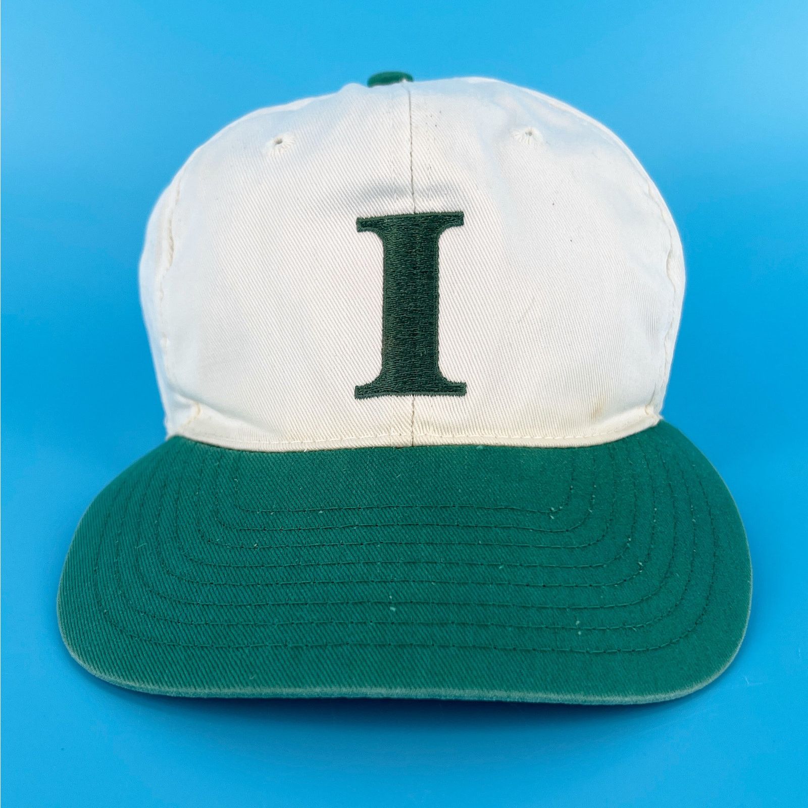 Izod × Vintage 90s IZOD two tone snap back hat 1990s vintage Size ONE SIZE - 1 Thumbnail