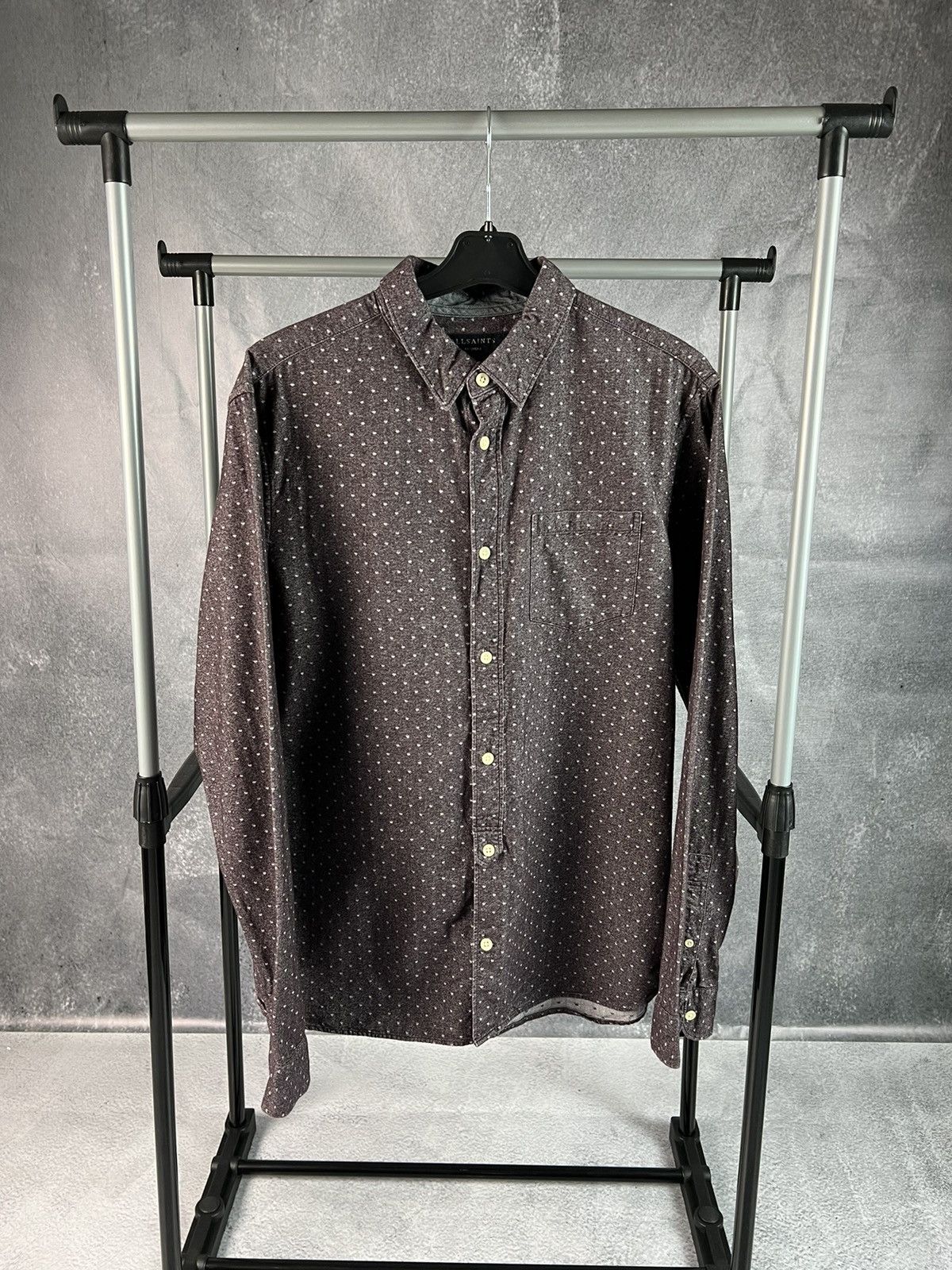 20471120 All Saints cresco LS shirt Size US M / EU 48-50 / 2 - 1 Thumbnail
