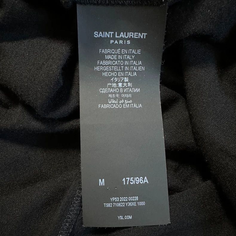 Saint Laurent Paris Saint Laurent Paris Embroidered logo pure wool polo shirt Size US M / EU 48-50 / 2 - 5 Thumbnail