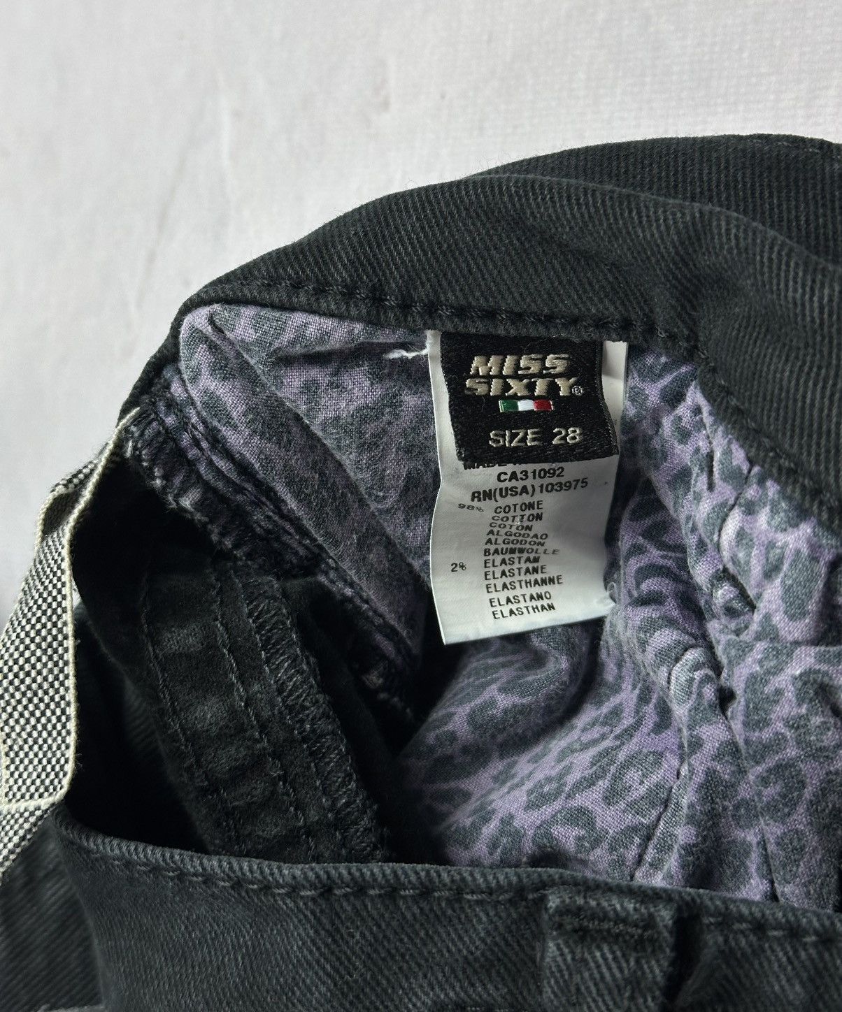 Japanese Brand × Le Grande Bleu (L.G.B.) × Miss Sixty Avant Garde Luxury Denim Miss Sixty Vintage Retro Opium LGB Size 28" / US 6 / IT 42 - 7 Thumbnail