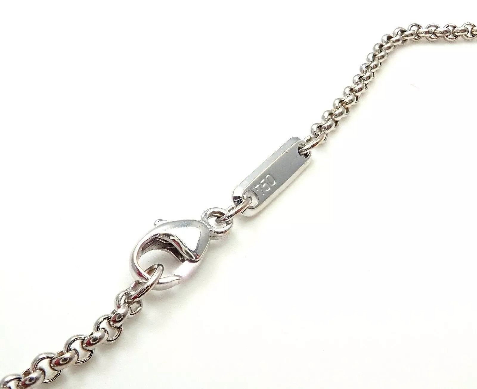 Chopard Chopard 18k White Gold Simple Chain Necklace 16.75" Size ONE SIZE - 7 Thumbnail