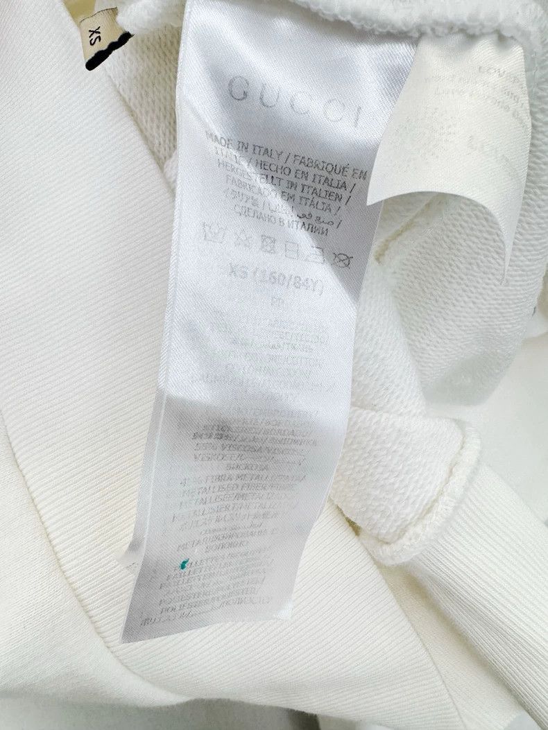 Gucci Gucci White Sweatshirt with Gem Design-2505 Size XS / US 0-2 / IT 36-38 - 4 Thumbnail