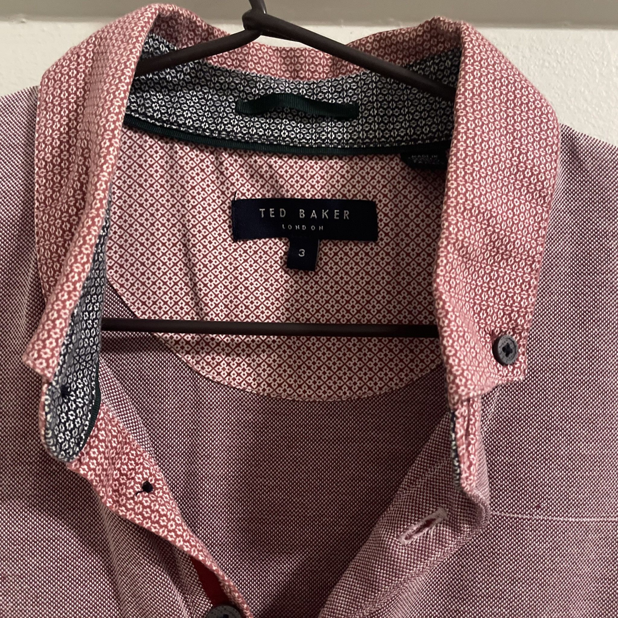 Ted Baker Ted Baker London Men's Polo Shirt With Contrast Collar Size US M / EU 48-50 / 2 - 2 Thumbnail
