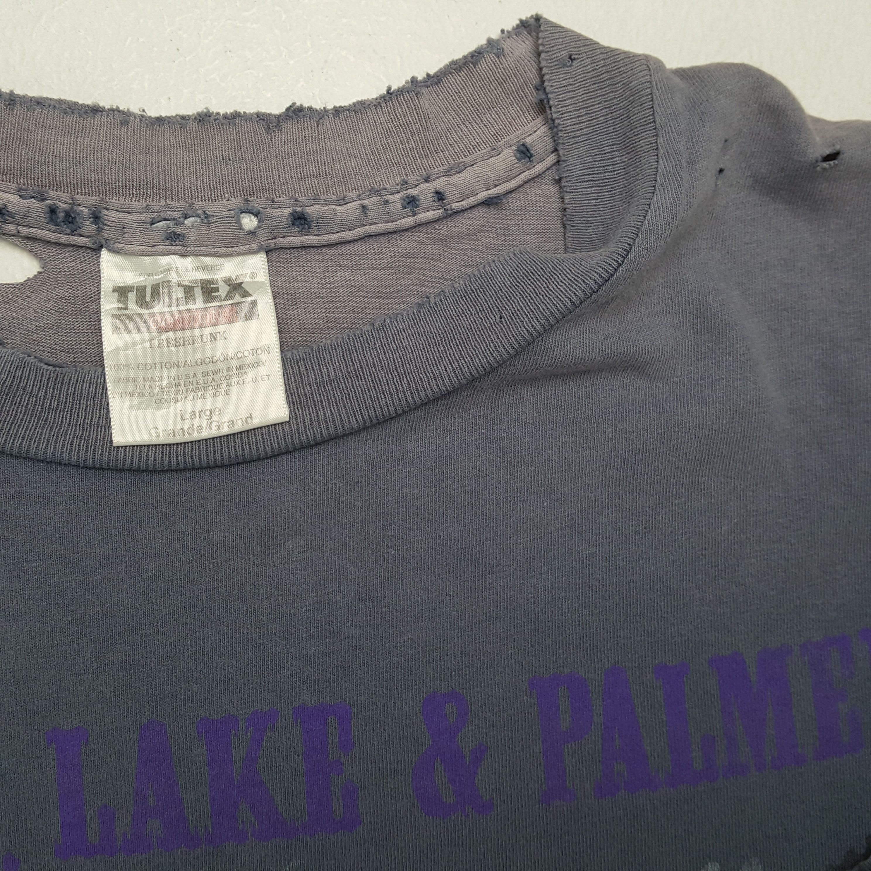 Band Tees × Vintage Vintage EMERSON LAKE & PALMER English Rock Supergroup Tees Size US L / EU 52-54 / 3 - 10 Thumbnail