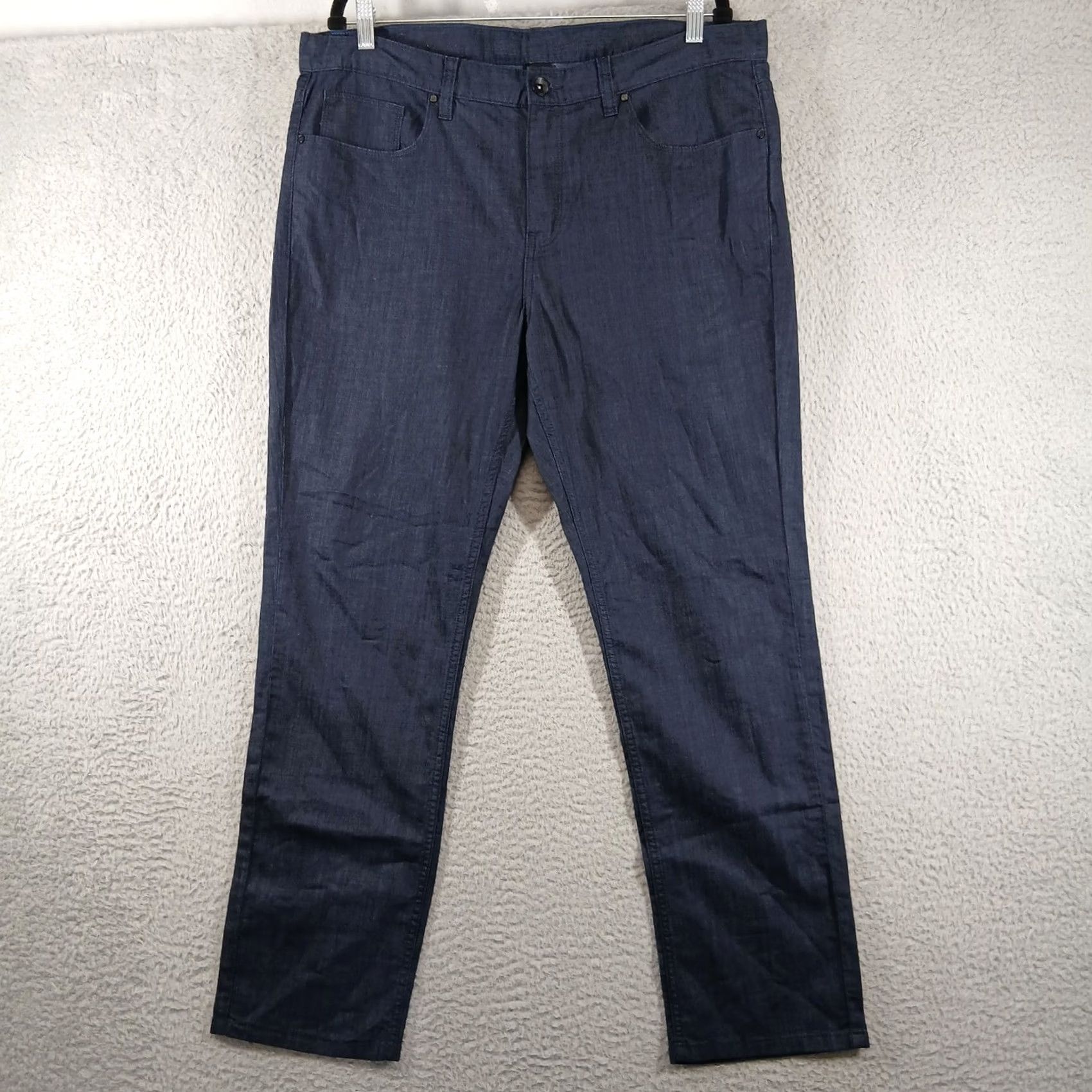 Hugo Boss Hugo Boss Denim Pants Mens Size 38R Dark Indigo Lightweight 5-Pocket Size US 38 / EU 54 - 2 Thumbnail