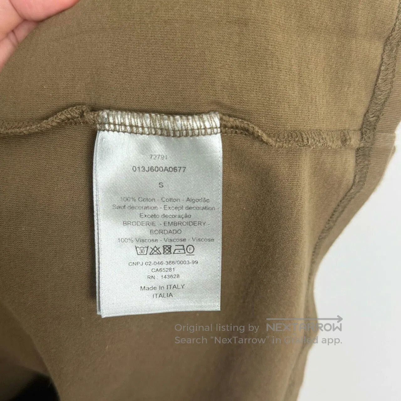 Dior Dior CD Logo Embroidered T-Shirt. Size S / US 4 / IT 40 - 4 Thumbnail