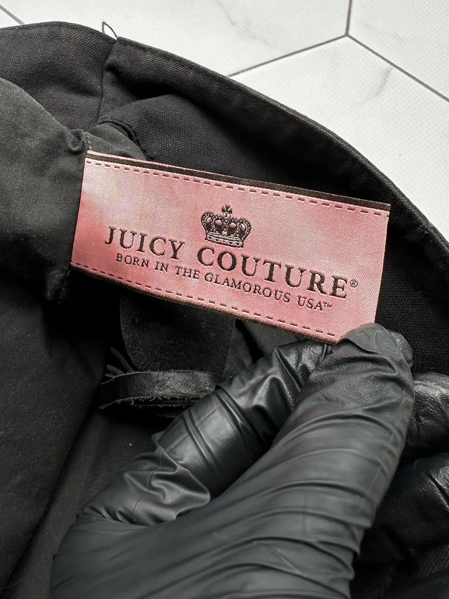 Juicy Couture Juicy Couture Vintage Sun Faded Bag (B136) Size ONE SIZE - 12 Thumbnail