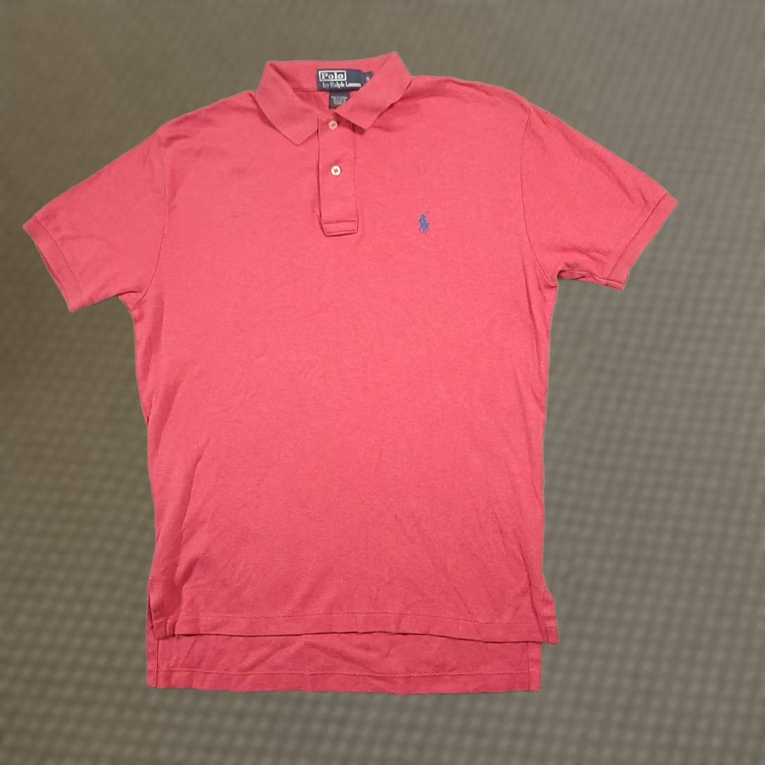 Polo Ralph Lauren Polo Ralph Lauren Polo Shirt Mens Adult Small Pink Short Sleeve Button Collared Embroidered Cotton Polo Golf Activewear Regular Size US S / EU 44-46 / 1 - 1 Thumbnail