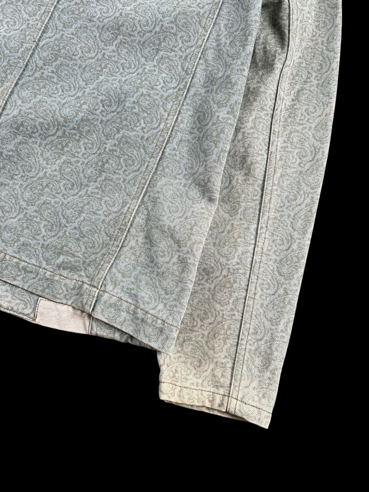 Toga Vintage 90s Toga Reconstructed Paisley Denim Blazer Size US S / EU 44-46 / 1 - 9 Thumbnail
