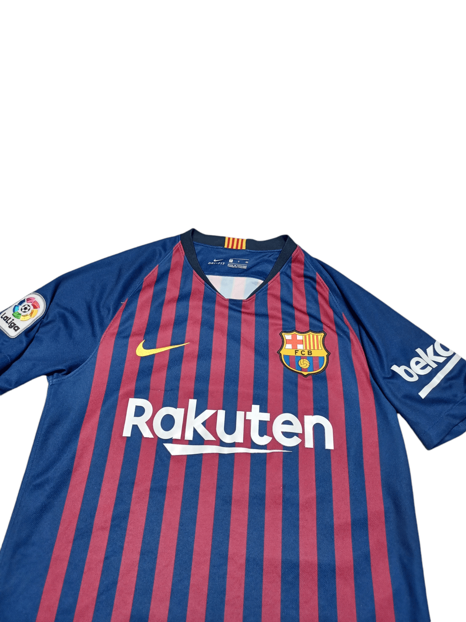 Nike BARCELONA 2018-2019 NIKE VINTAGE SOCCER JERSEY FOOTBALL Size US S / EU 44-46 / 1 - 2 Thumbnail