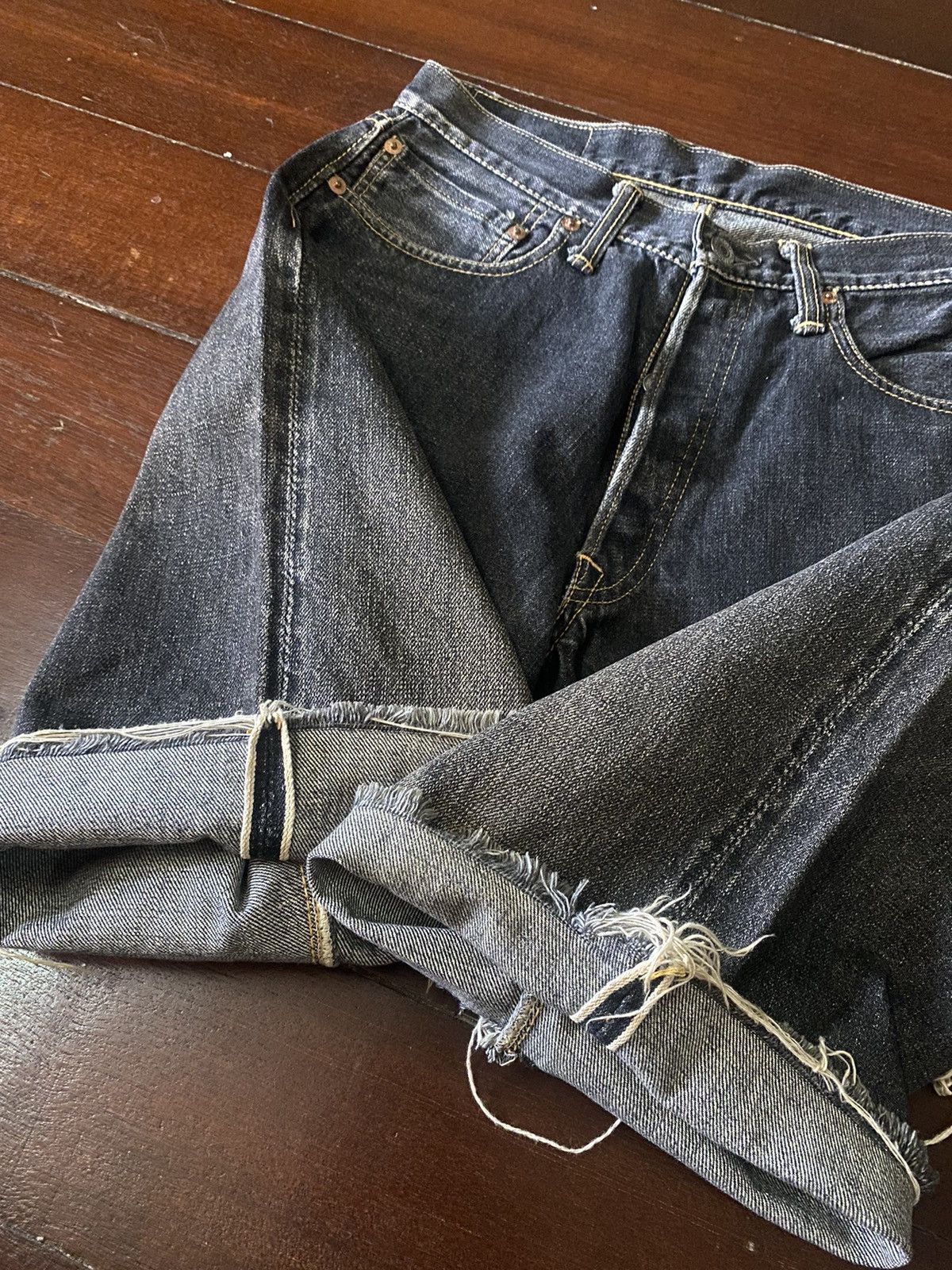 Sugar Cane Neputa Genus No.4 Wanderer by Warehouse Selvedge Jeans short Size US 30 / EU 46 - 6 Thumbnail