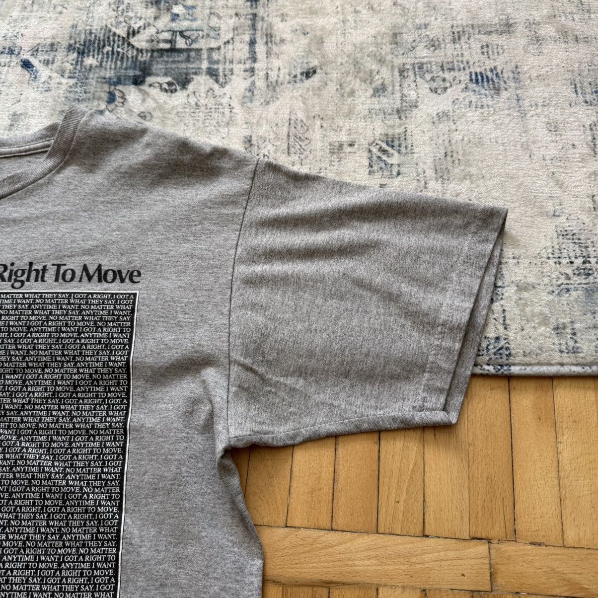 Supreme Supreme 2011 Anytime I Want I Got A Right To Move T Shirt Size US L / EU 52-54 / 3 - 9 Thumbnail