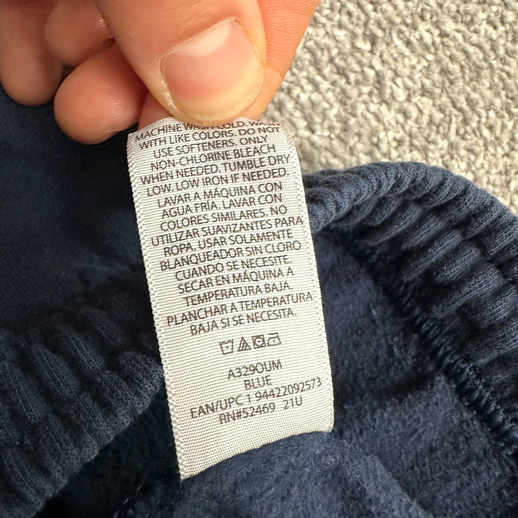 Athletic Works Athletic Works Sweatpants Mens XL Navy Blue Fleece Elastic Pockets 34x28 Active Jogger Size US 36 / EU 52 - 6 Thumbnail