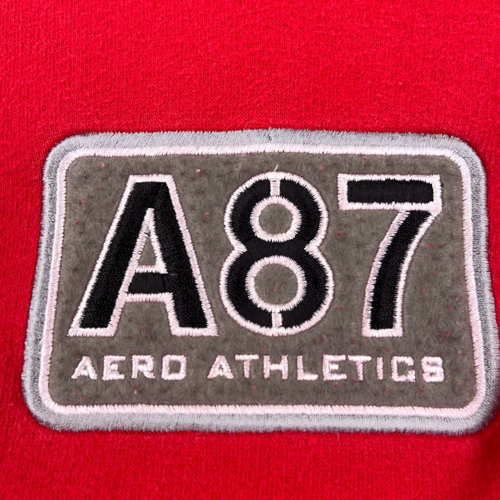 Aeropostale VINTAGE Aeropostale Hoodie Men L Red Sweatshirt 2000s Skate Punk Design Logo Embroidered USA 90s Cartoon Grunge Retro Pullover Crew Neck Size US L / EU 52-54 / 3 - 5 Thumbnail