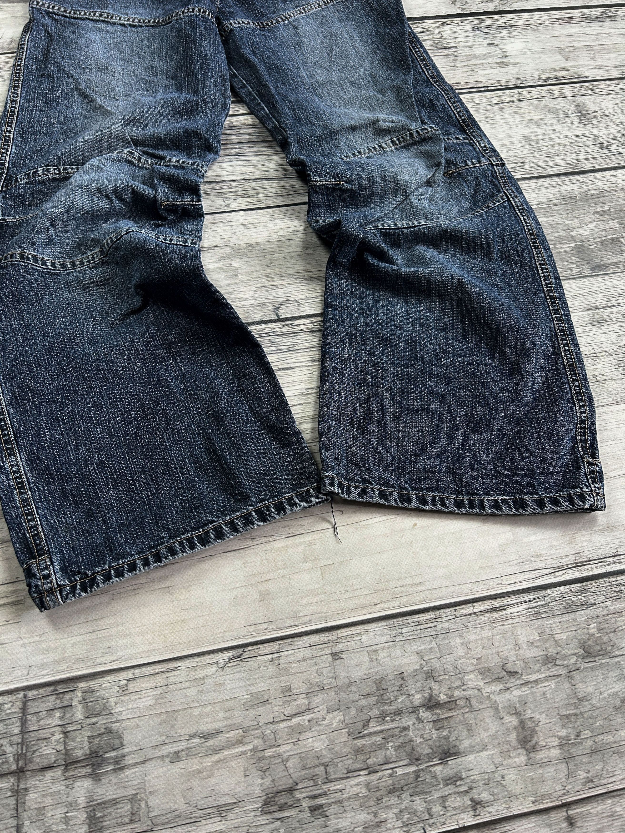 Japanese Brand VTG Rick Owens Raf Simons Balenci Style Washed Jeans 90s Size US 32 / EU 48 - 3 Thumbnail