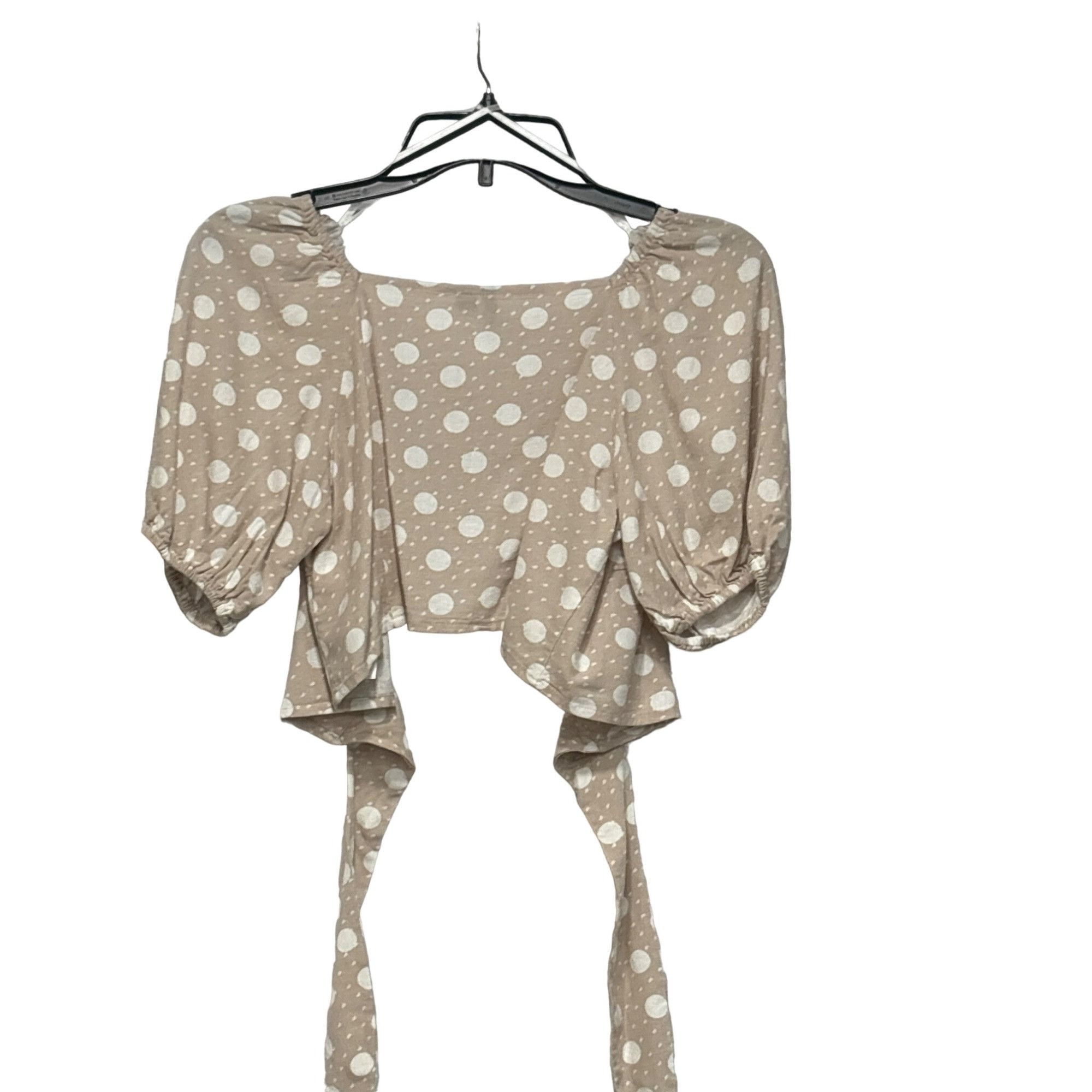 Other Vero Moda Women's Jesmilo Short Sleeve Crop Top In Silver Li Size XS / US 0-2 / IT 36-38 - 5 Thumbnail