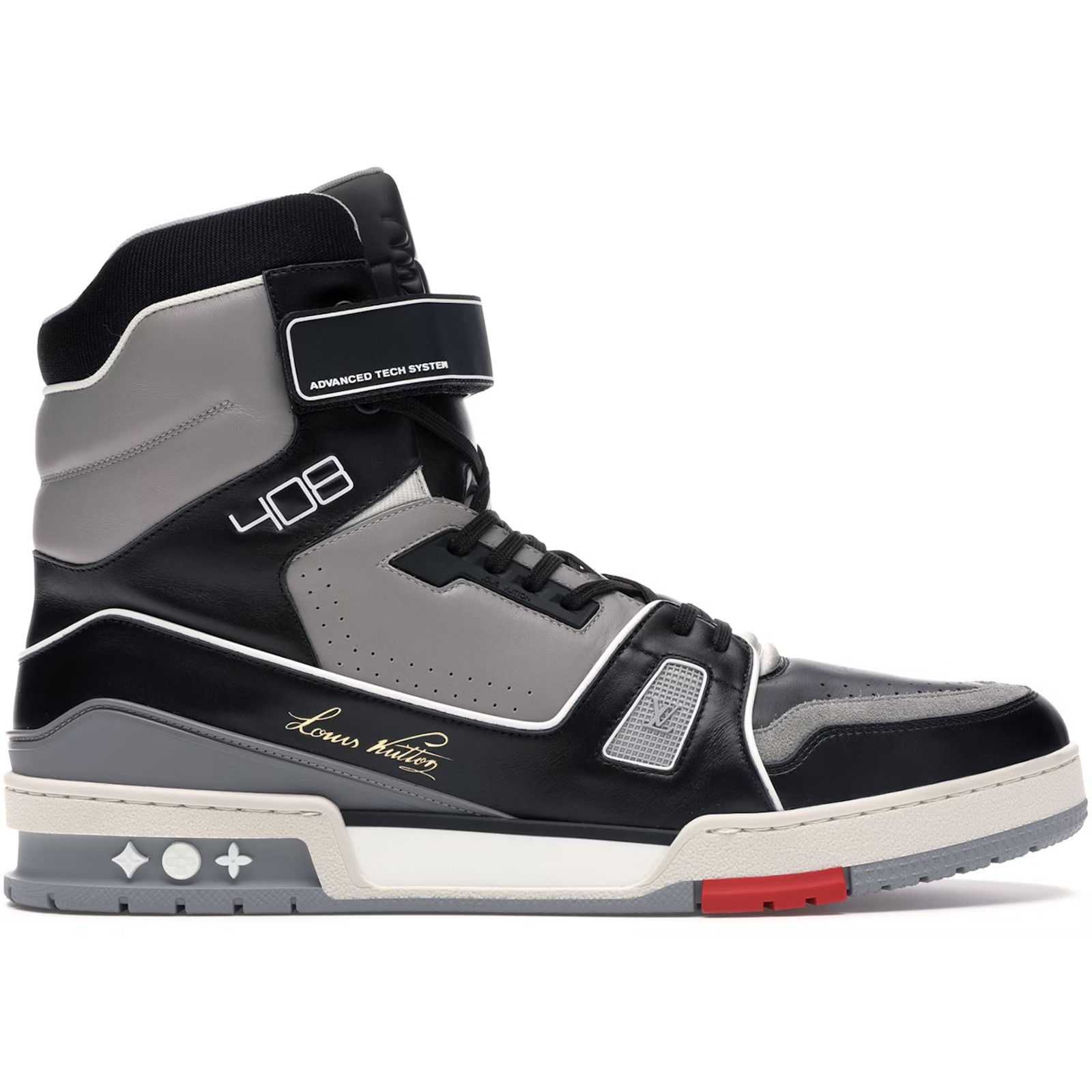 Louis Vuitton Louis Vuitton LV Trainer Sneaker Boot Black High Top Size US 8 / EU 41 - 1 Thumbnail