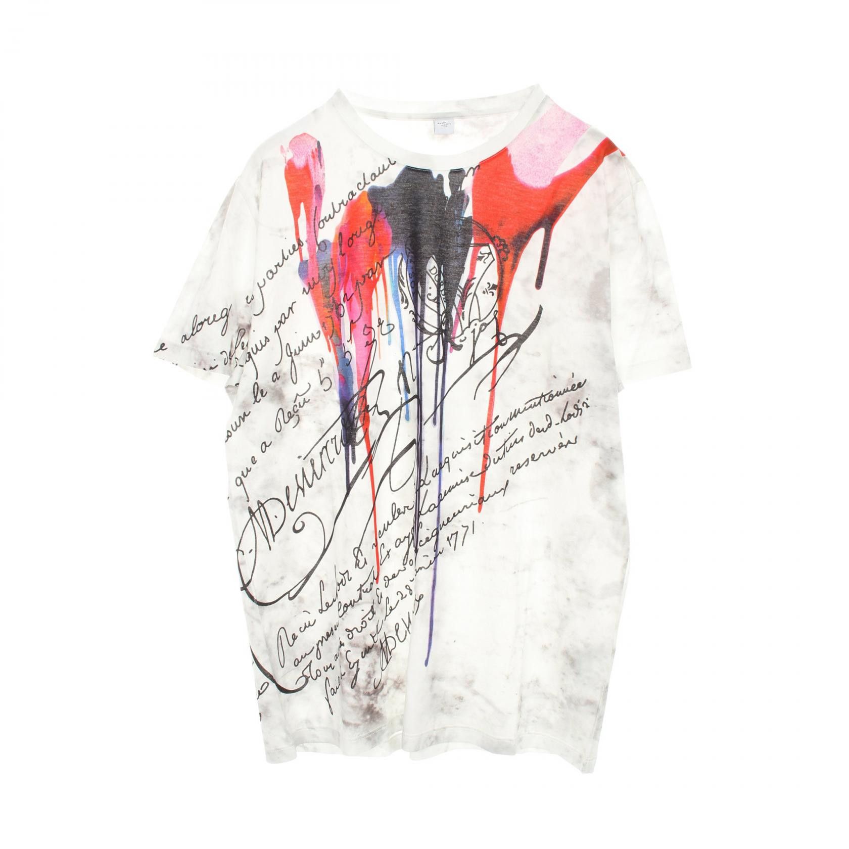 Berluti Berluti Berluti Calligraphy Cotton Top Textile T-Shirts DUTY FREE for USA Size ONE SIZE - 1 Thumbnail