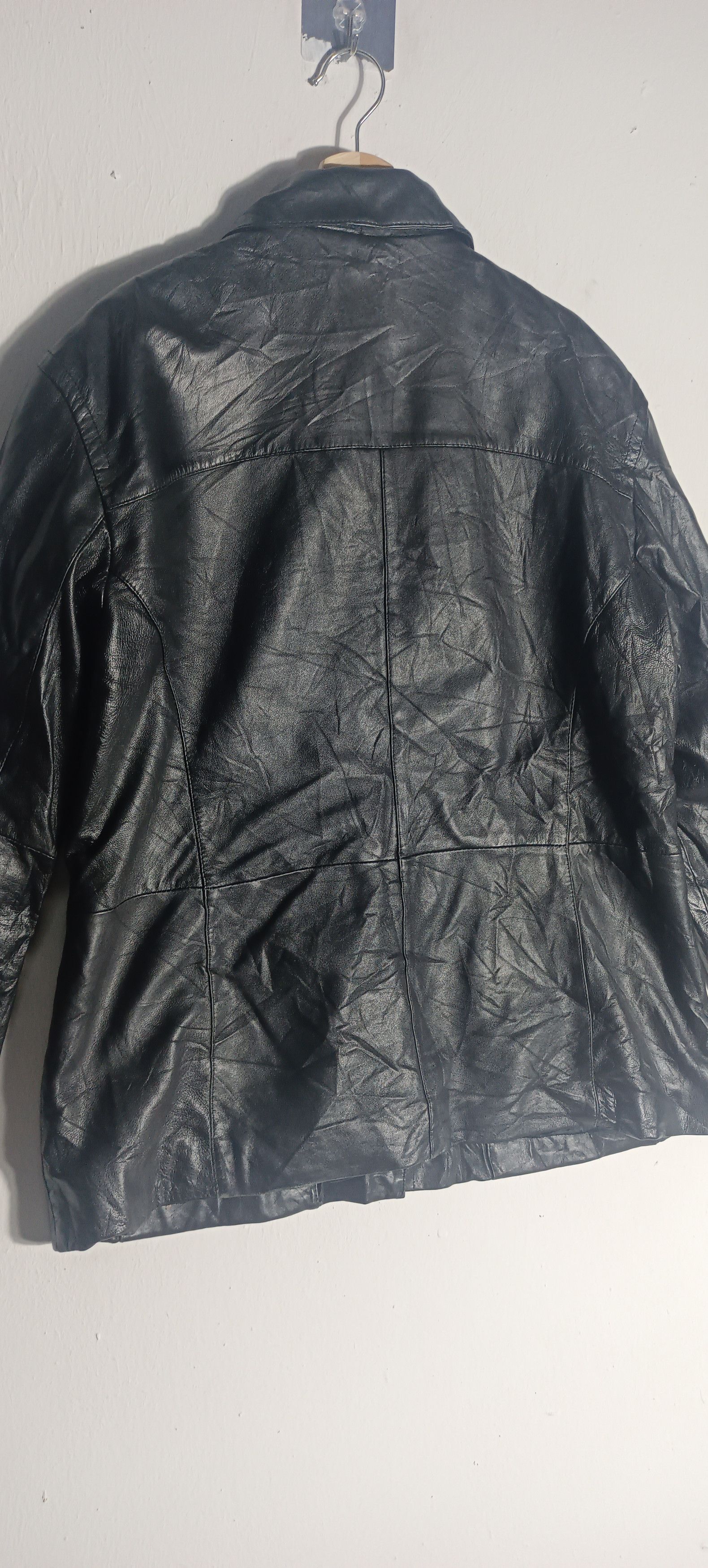 Vintage Vintage Genuine Black Leather TheAlternative Size US L / EU 52-54 / 3 - 11 Thumbnail