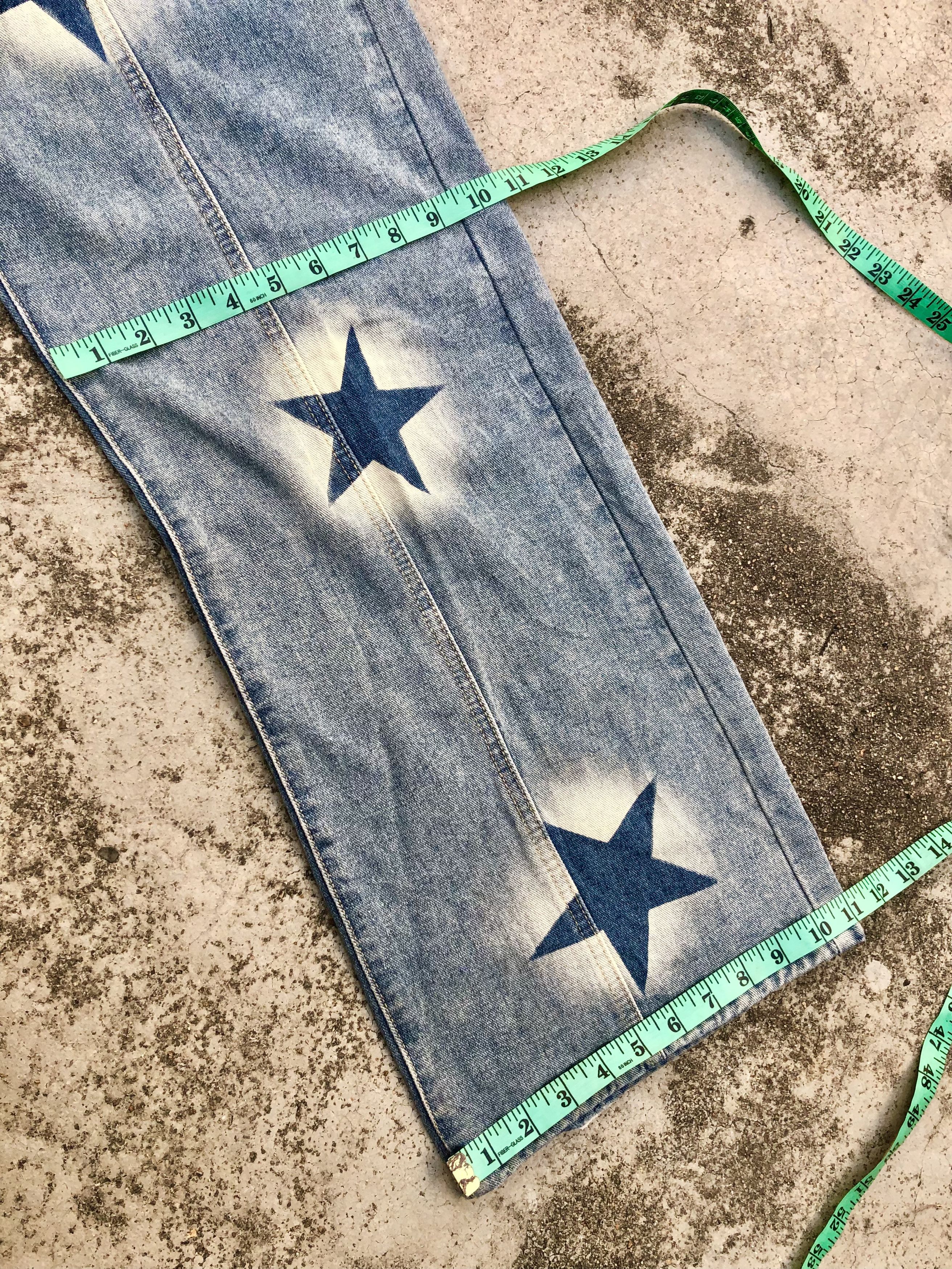 Hypebeast BAGGY⚡️BSEVENI RECONSTRUCTED DENIM Size US 29 - 9 Thumbnail