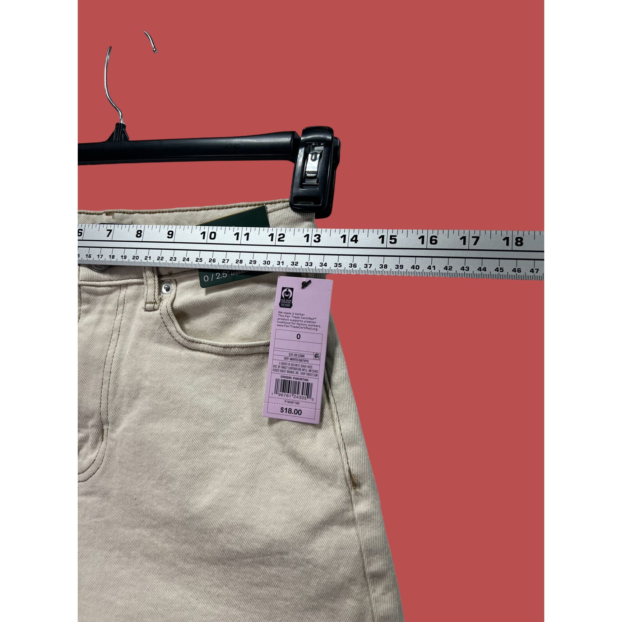 Other Wild Fable - Women's Super-High Rise Curvy Rolled Cuff Jean Size 25" / US 0 / IT 36 - 2 Thumbnail