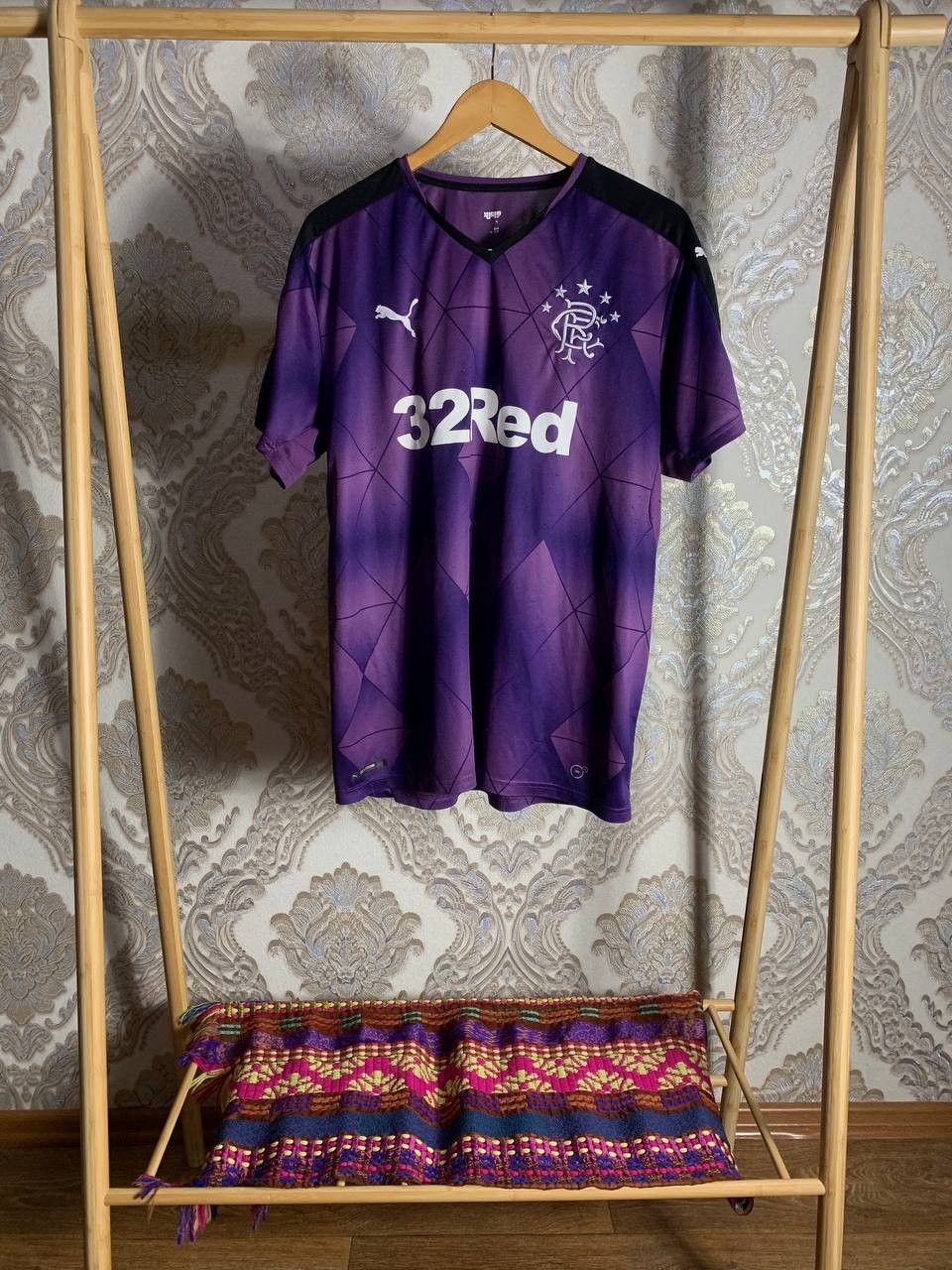 Puma Vintage Puma FC Rangers Scotland Soccer Jersey Retro Size US XL / EU 56 / 4 - 1 Thumbnail