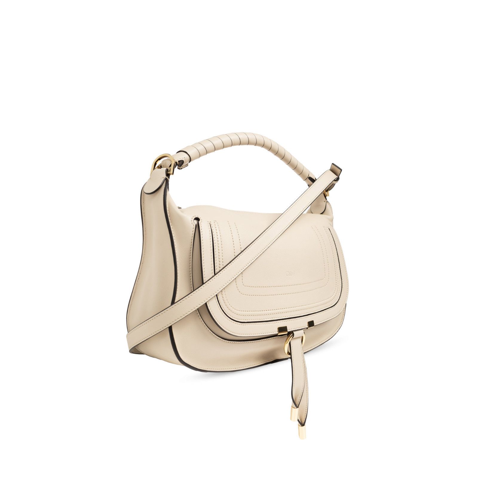 Chloe Chloe Small White Soft Leather Shoulder Bag New & Authentic Size ONE SIZE - 3 Thumbnail