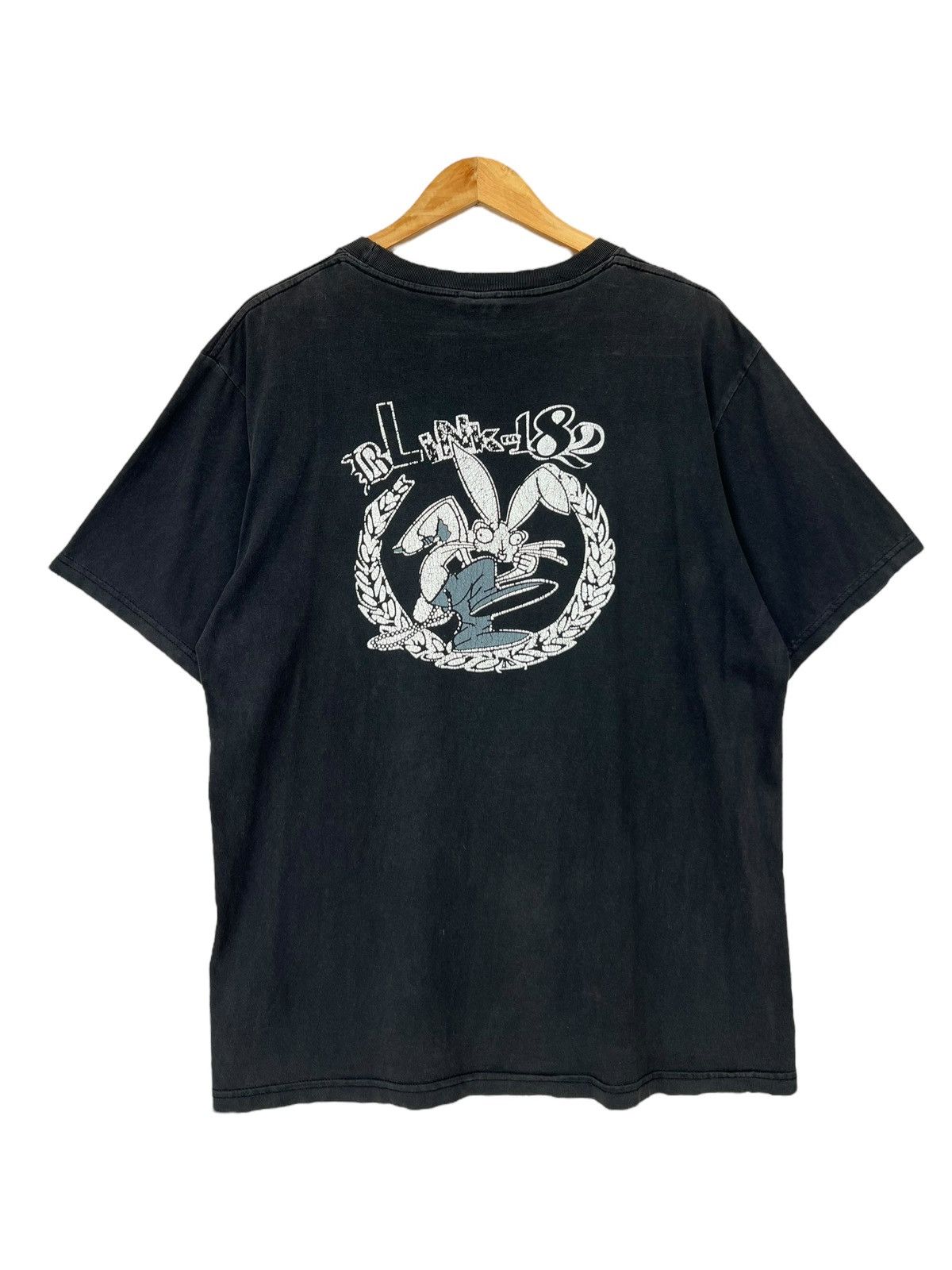 Vintage Vintage y2k Blink 182 Bunny Black Tee Size US L / EU 52-54 / 3 - 2 Thumbnail