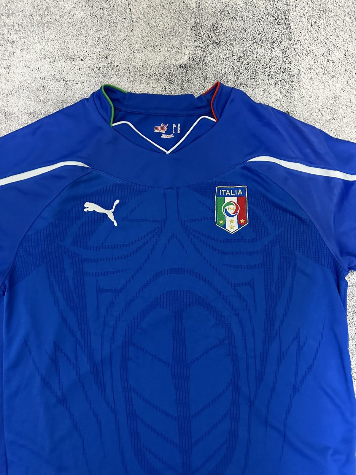 Puma Puma 2010/2011 Italia Home Soccer Jersey Size US XL / EU 56 / 4 - 5 Thumbnail