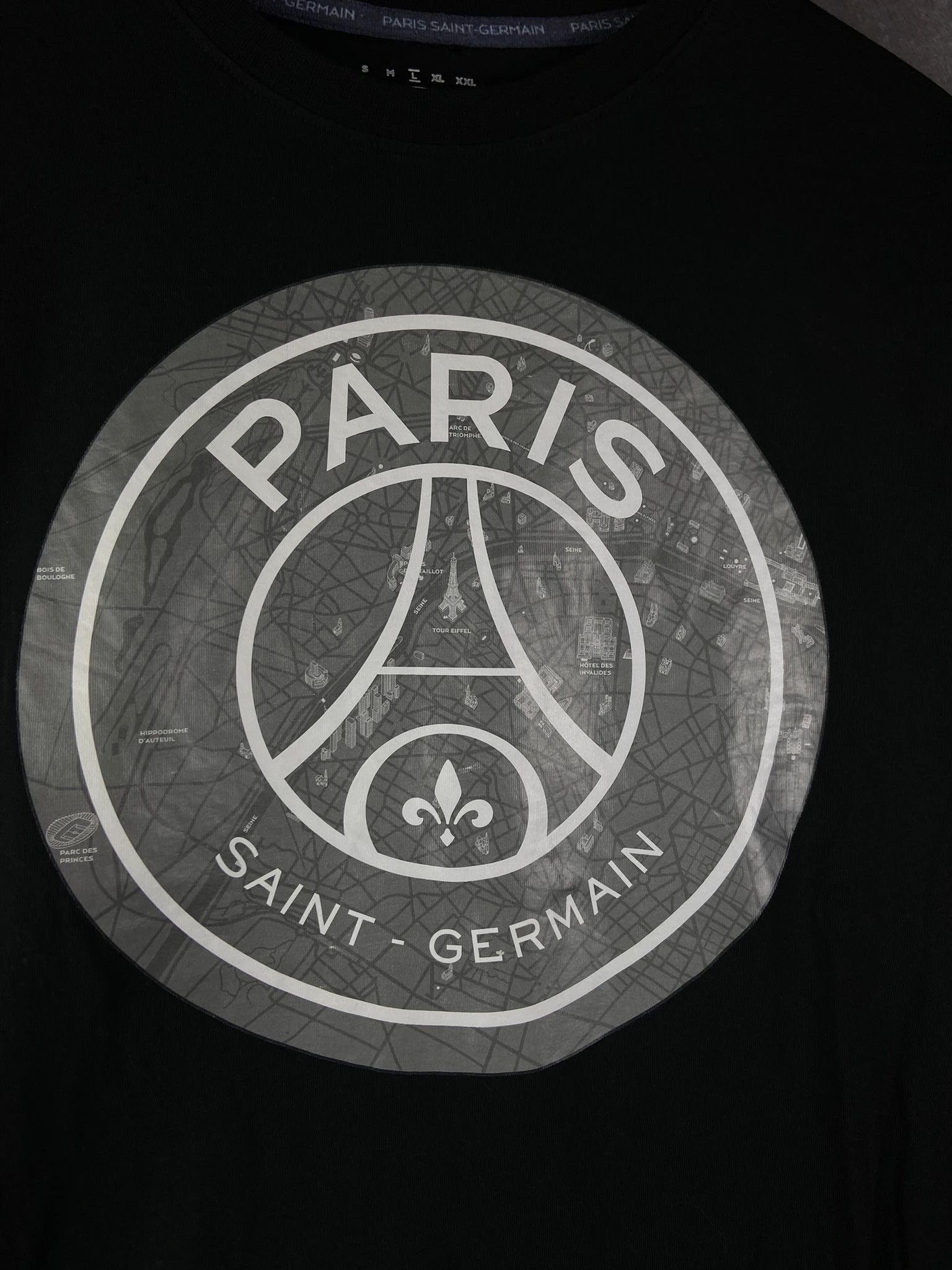 Nike Paris Saint Germain PSG t-shirt L black vintage Size US L / EU 52-54 / 3 - 2 Thumbnail