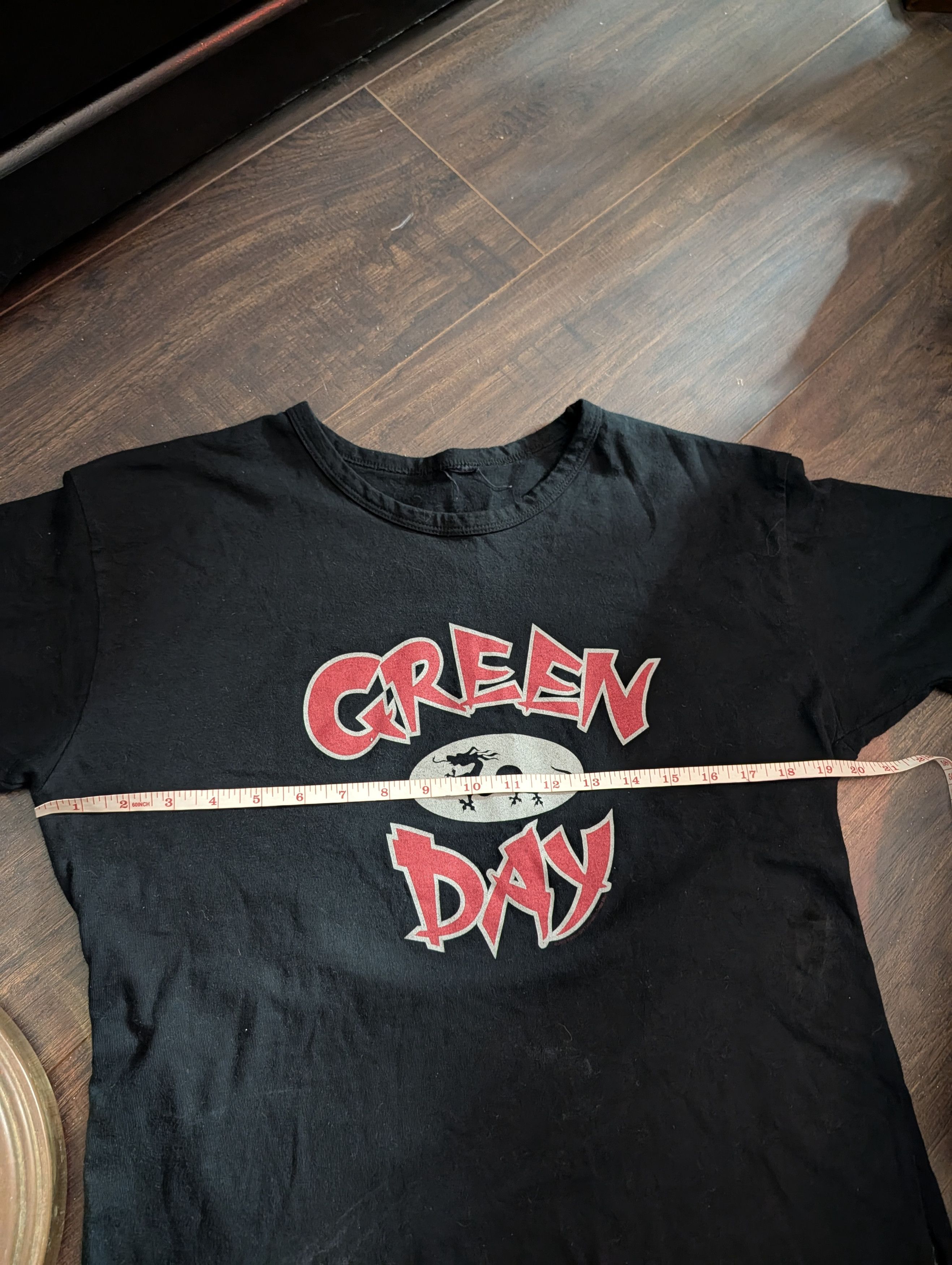 Band Tees GREEN DAY vtg 2002 Pop Disaster dragon logo black t-shirt Size US M / EU 48-50 / 2 - 14 Thumbnail