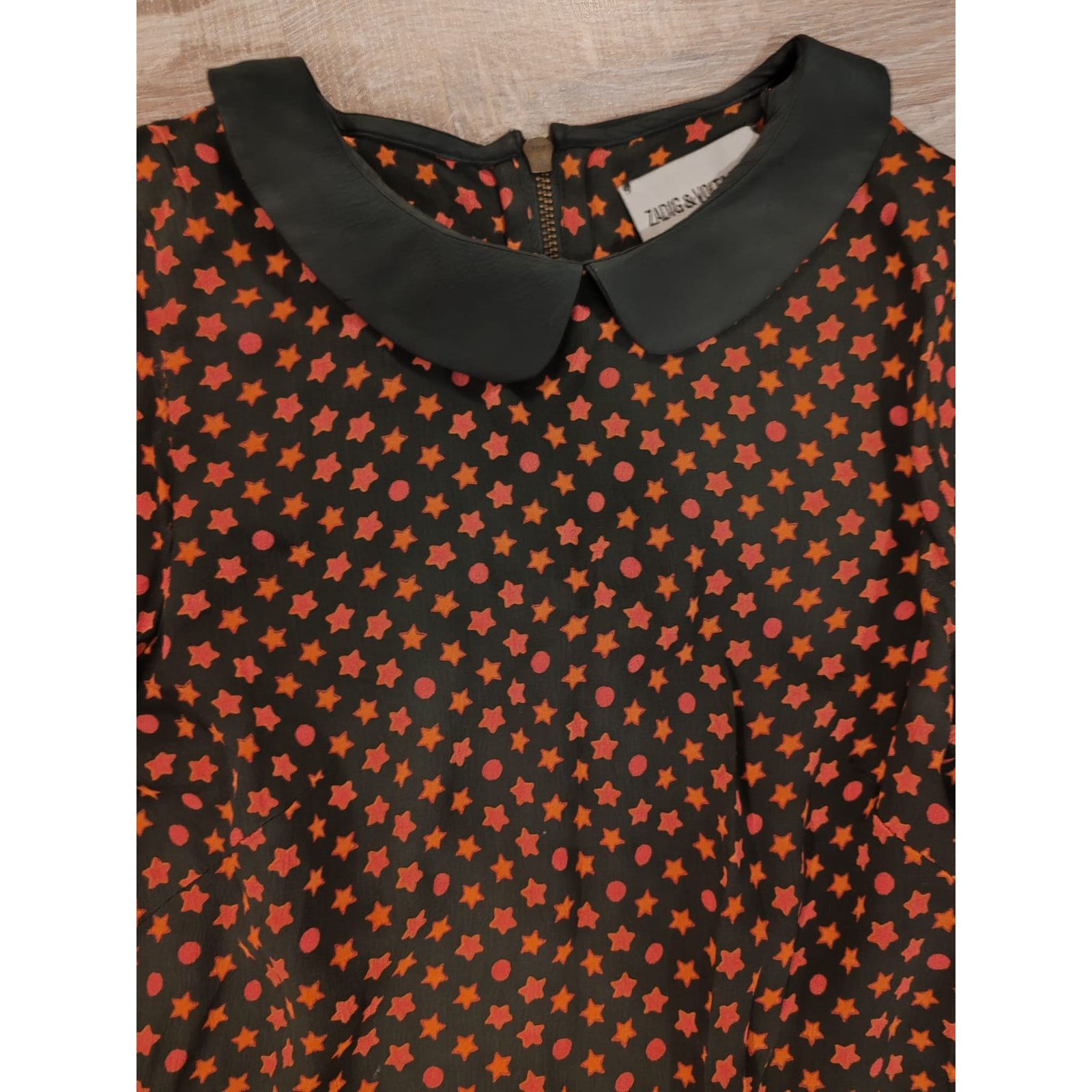 Zadig & Voltaire Zadig & Voltaire ZV Mini Collar Shirt Dress Preppy Size XS Size XS / US 0-2 / IT 36-38 - 5 Thumbnail