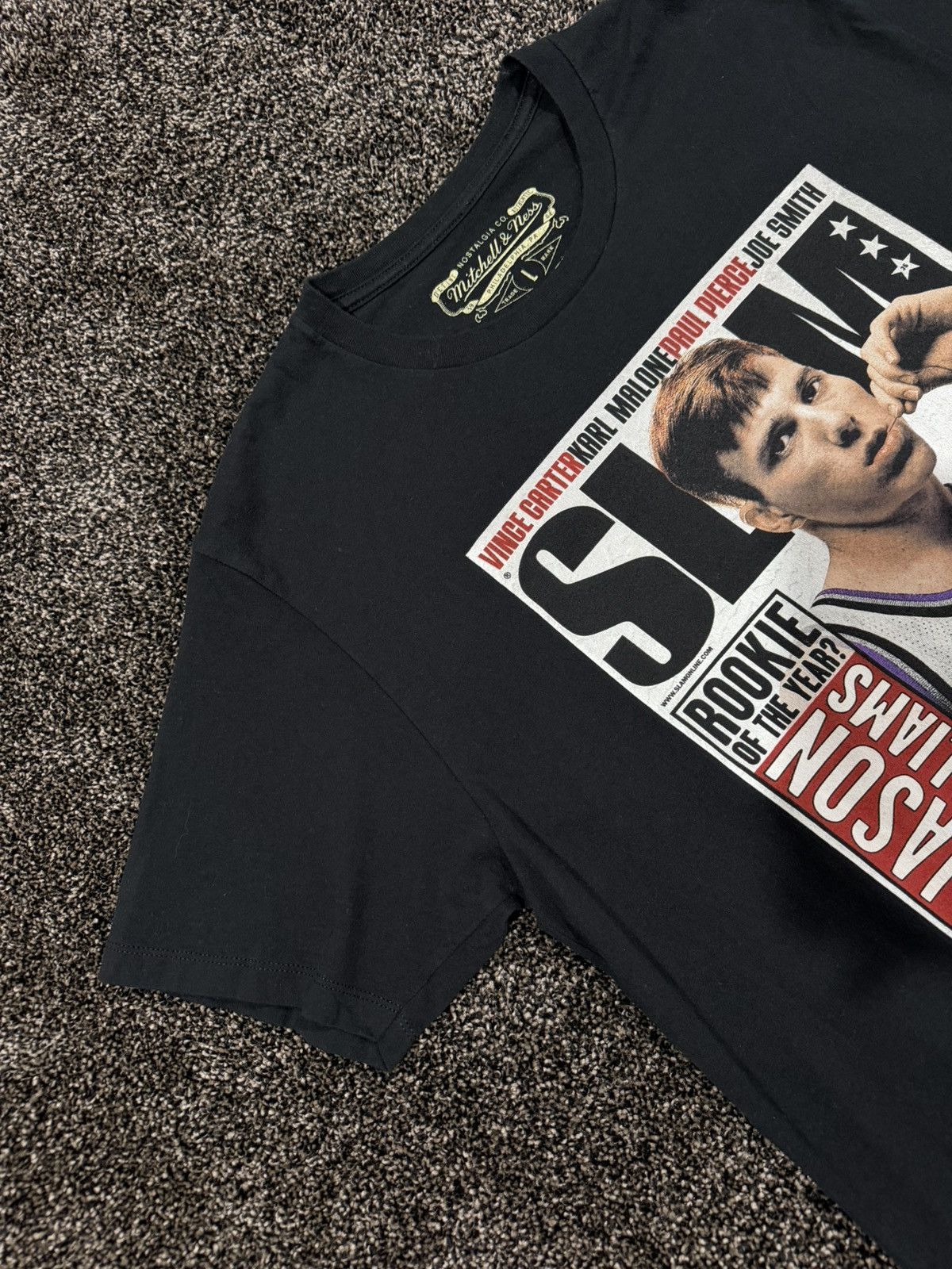 Mitchell & Ness Mitchell & Ness Jason Williams Sacramento Kings SLAM Black T Size US L / EU 52-54 / 3 - 7 Thumbnail