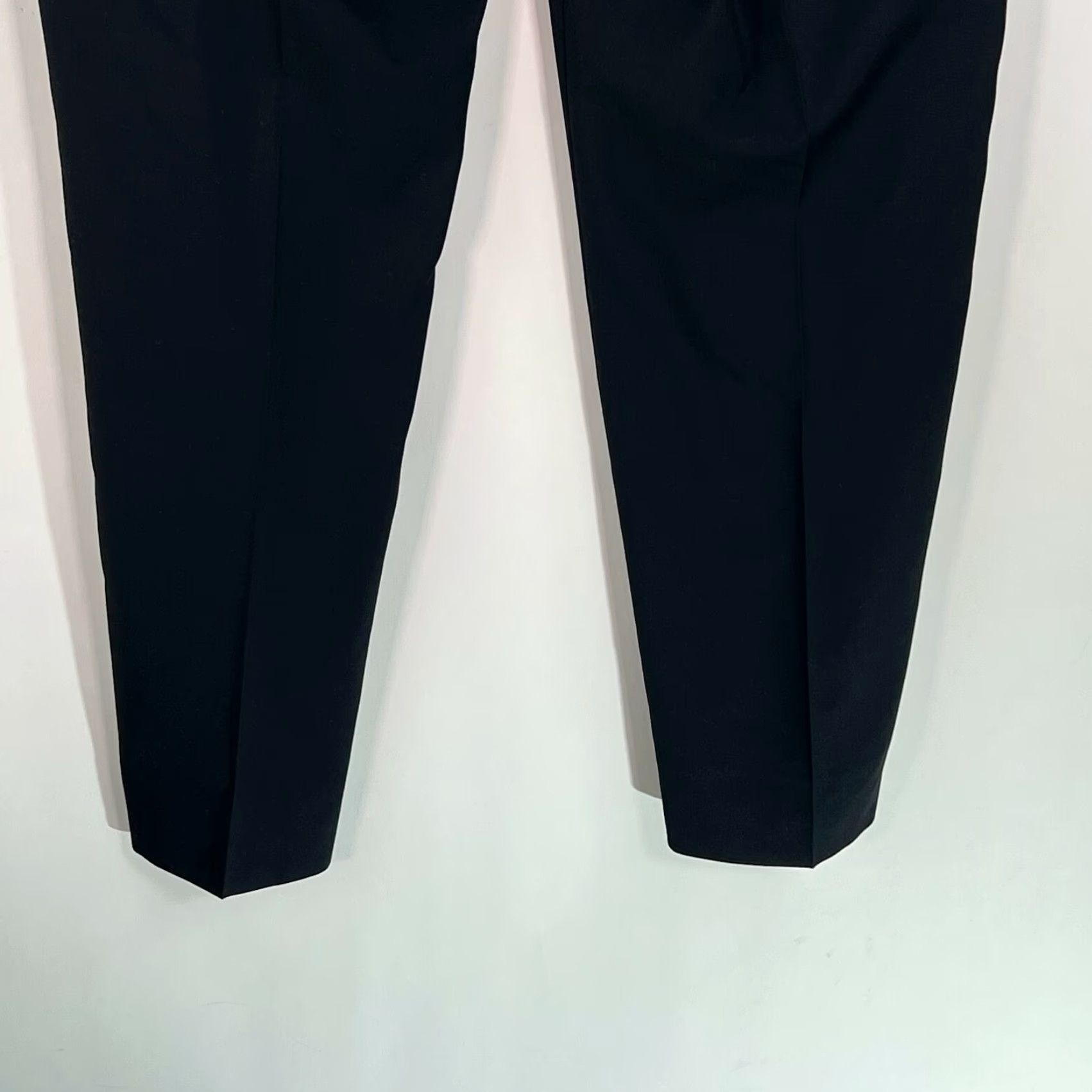 Pronto Uomo Pronto Uomo Dress Pants Mens Black Flat Front Slim Leg 35X34 Straight 30 Inseam Formal Business Size US 35 - 6 Thumbnail