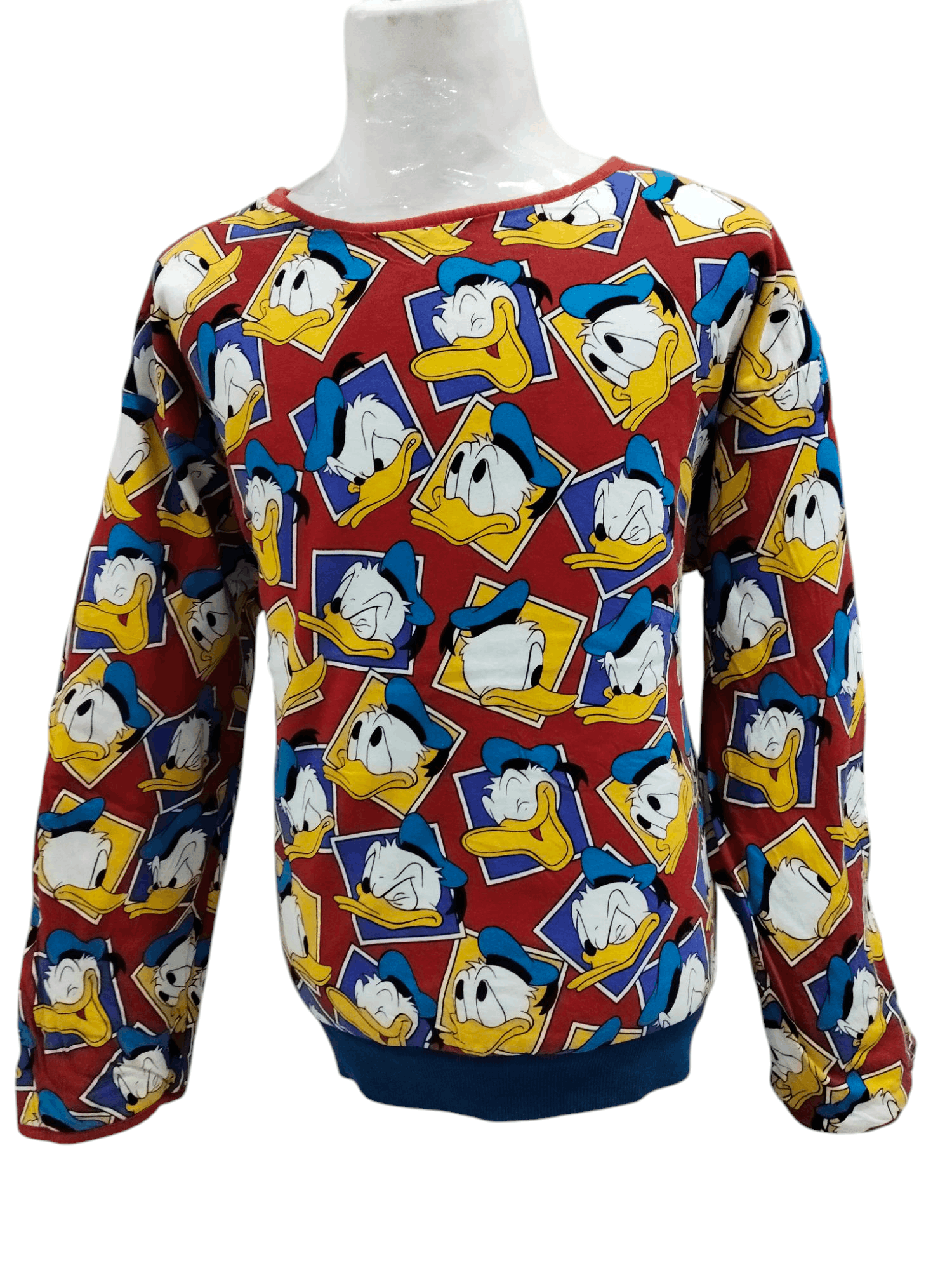 Cartoon Network × Disney × Vintage Vintage Donal Duck Fullprint Reversible Sweatshirt Size US XL / EU 56 / 4 - 1 Thumbnail