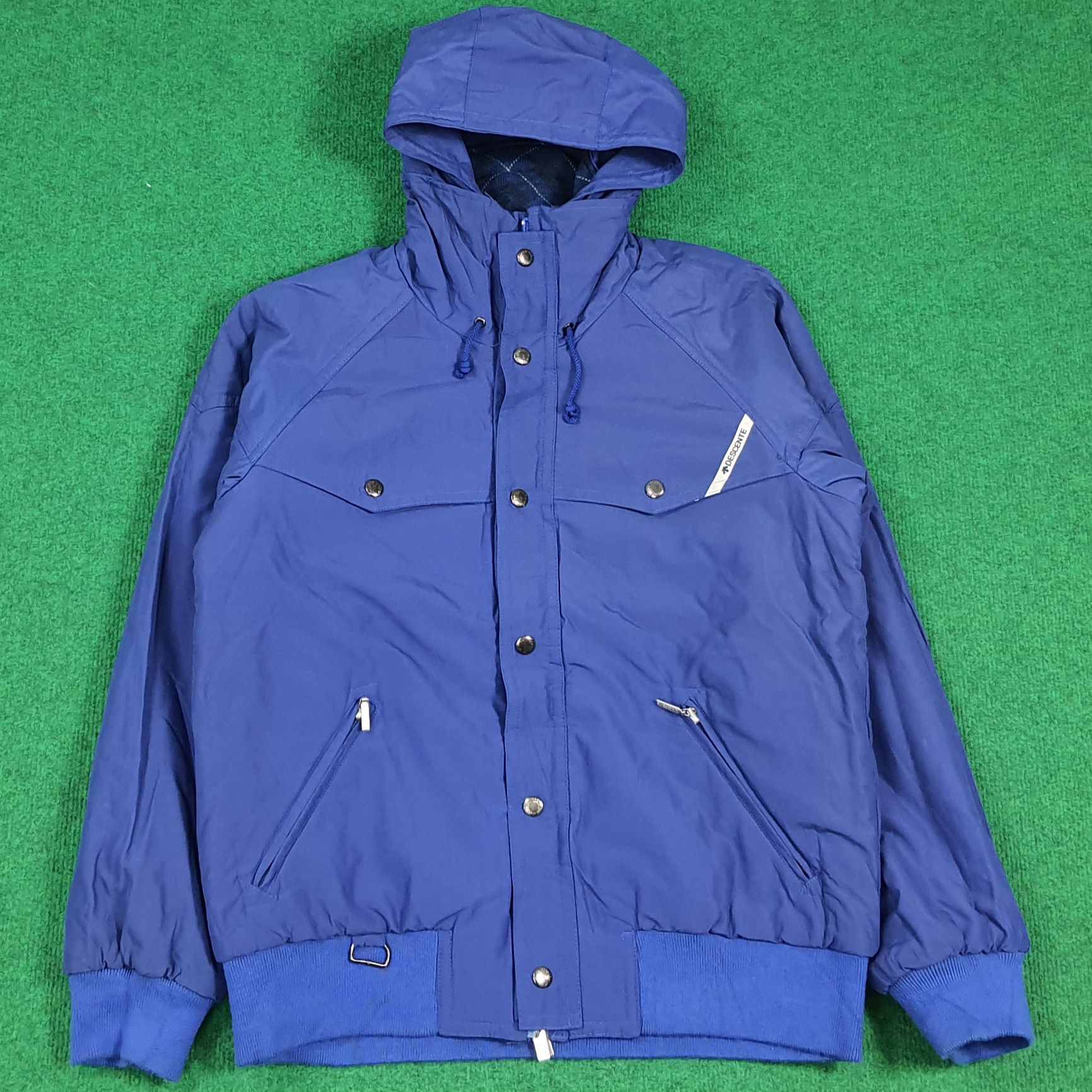 Descente Vintage 90s Descente Reversible Flannel Custom Skull C281N4 Size US M / EU 48-50 / 2 - 2 Thumbnail